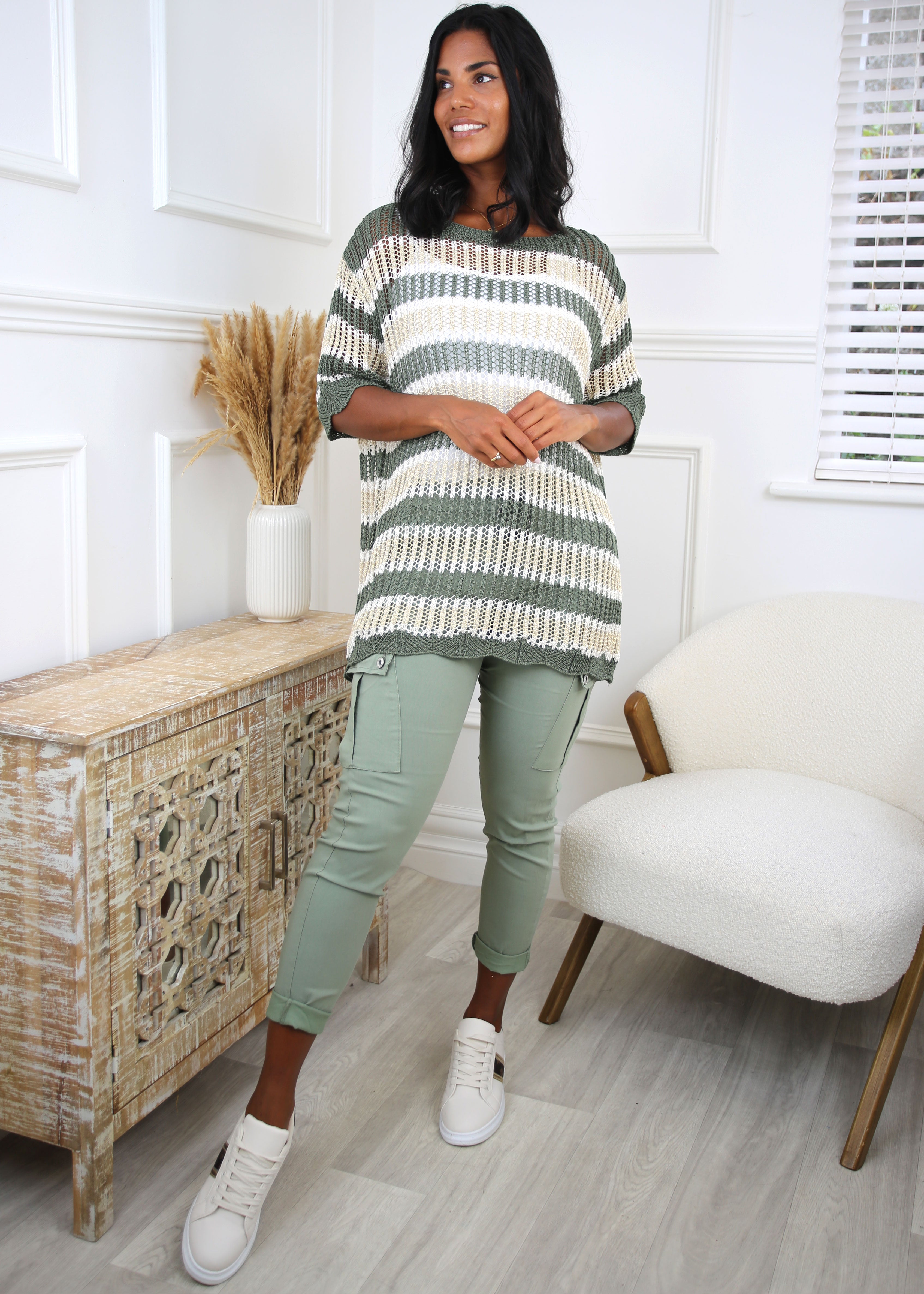 Sonia Green Cargo Chino Joggers