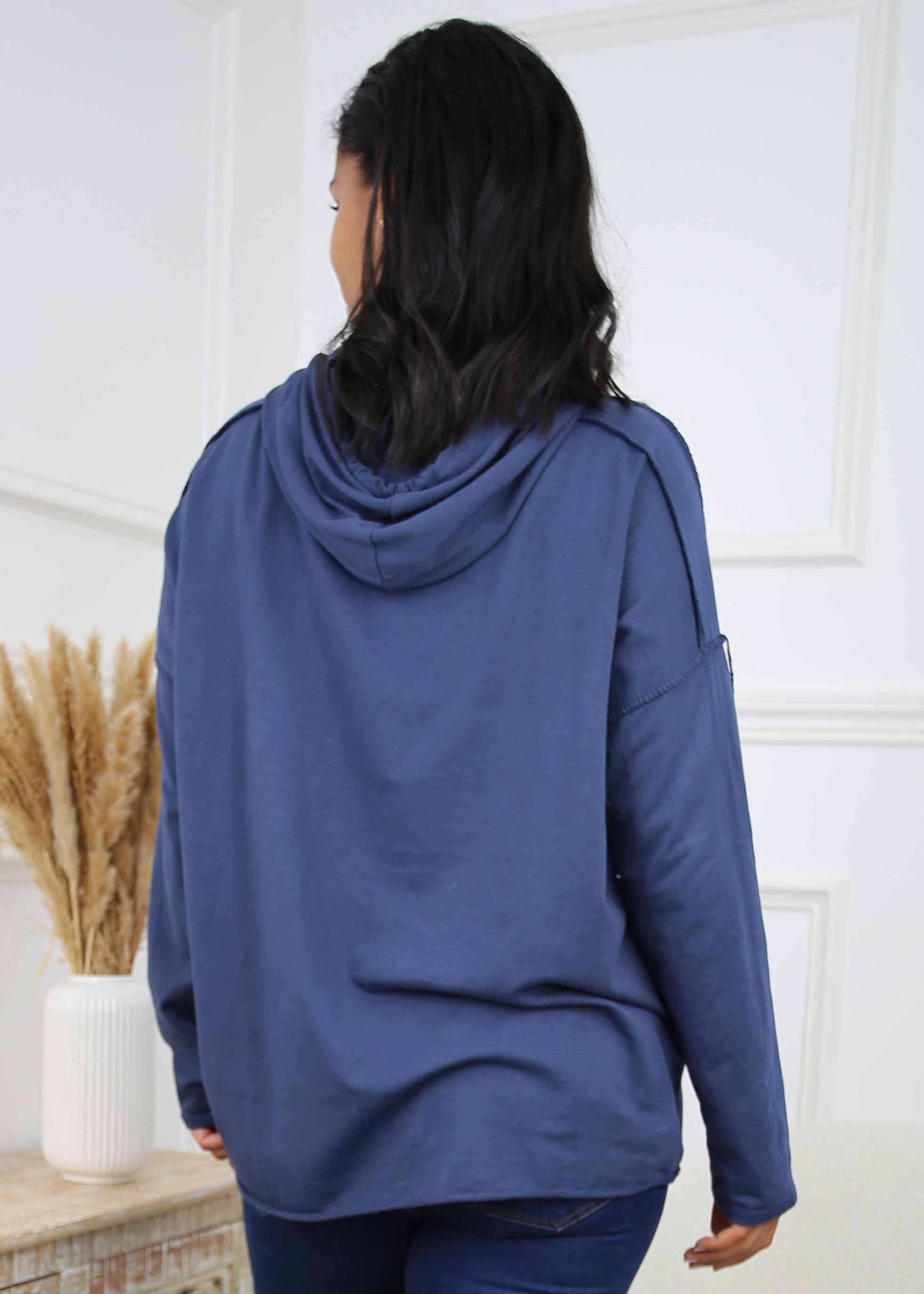 Norella Blue Vintage Hoodie