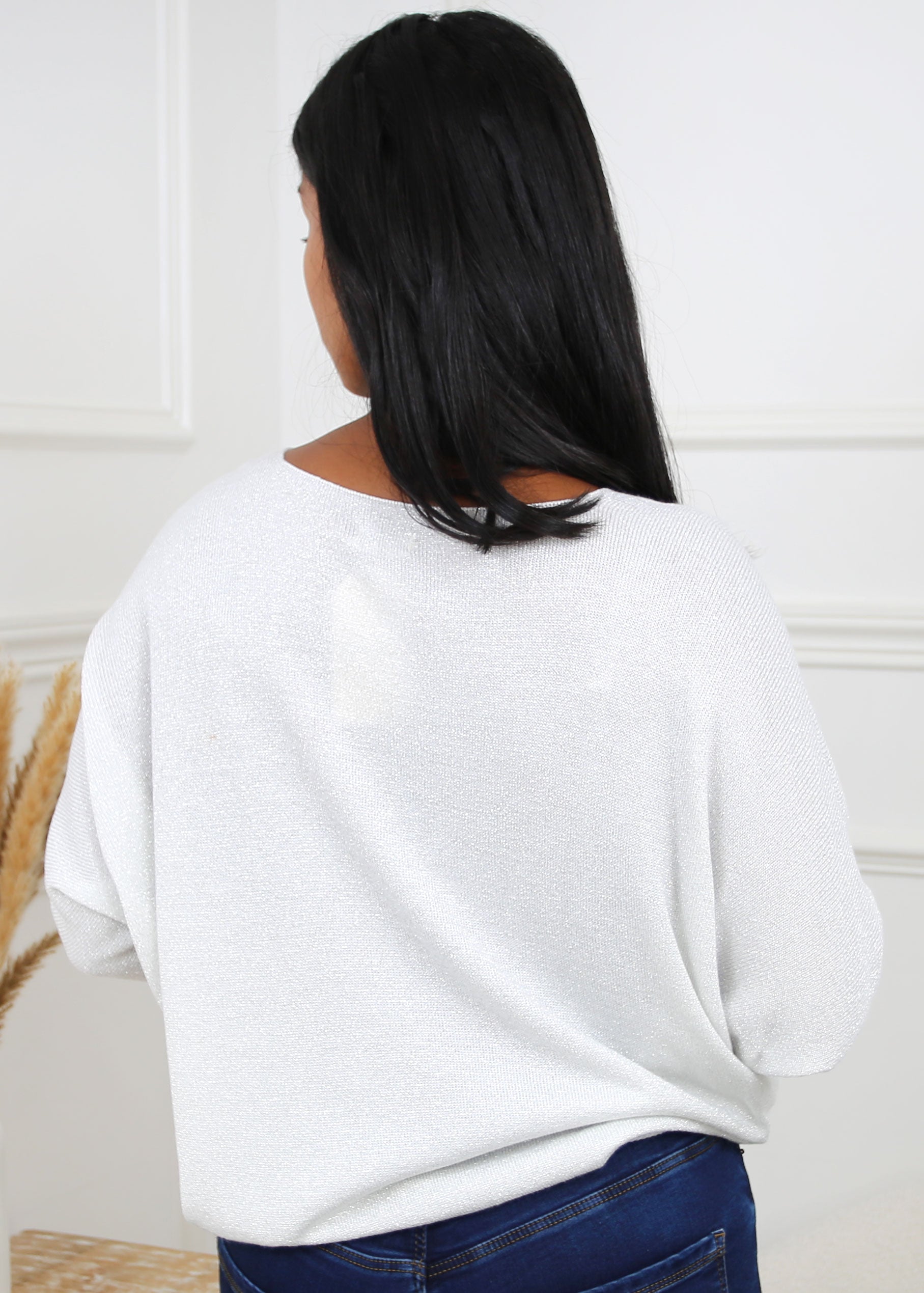 Arabella Silver Shimmer Blouse
