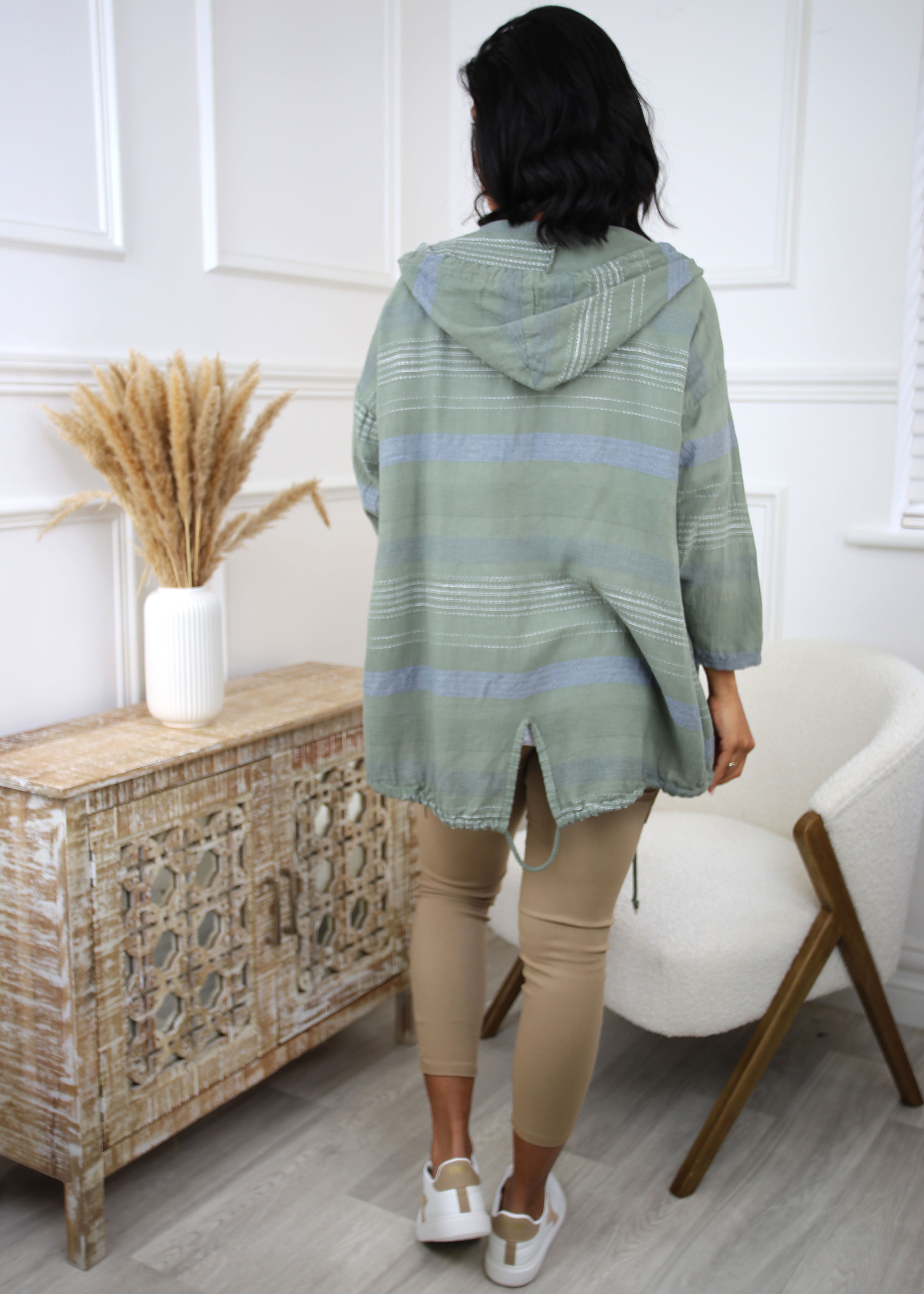 Lorena Khaki Summer Cover Up