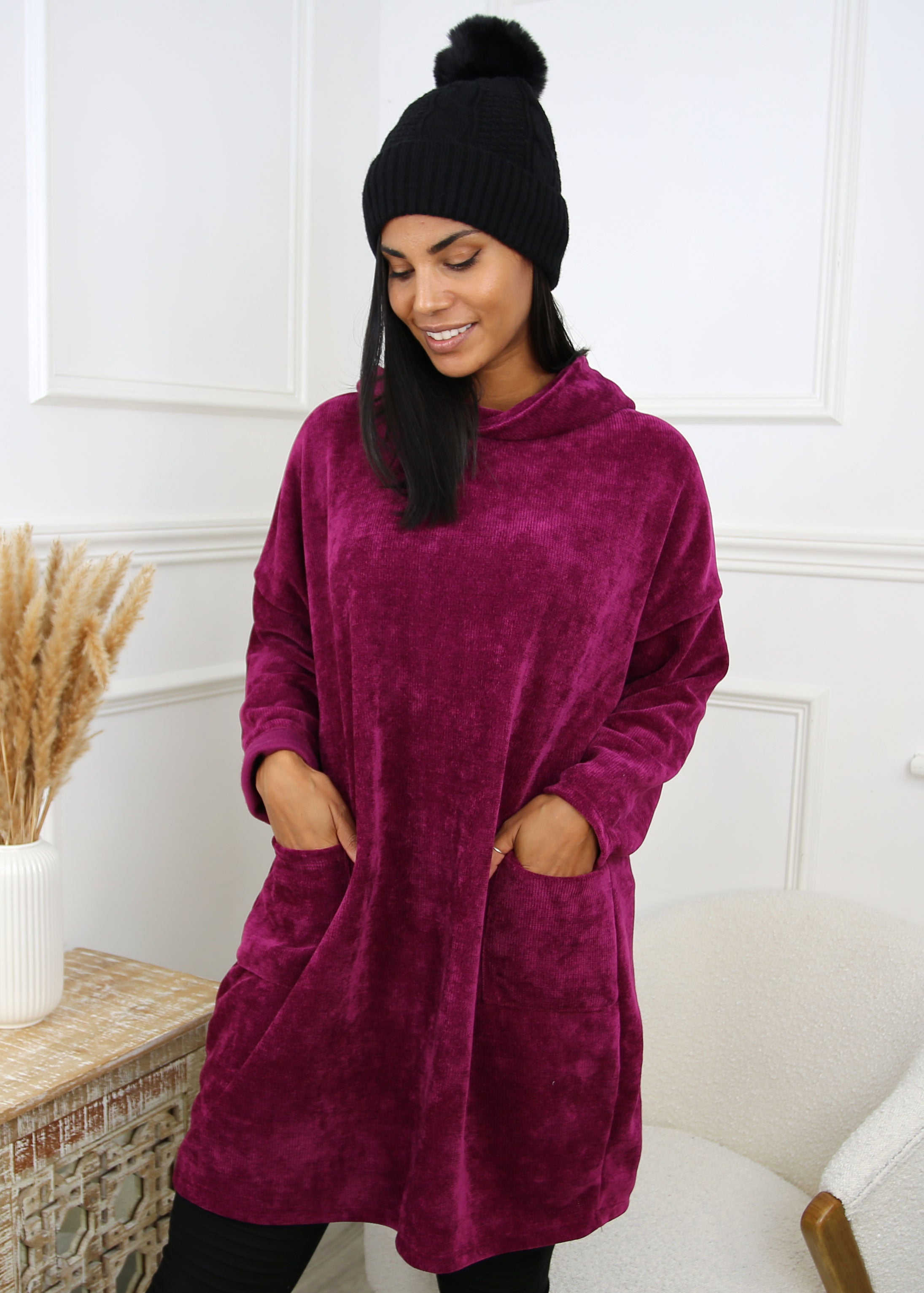Mikela Purple Tunic Dress