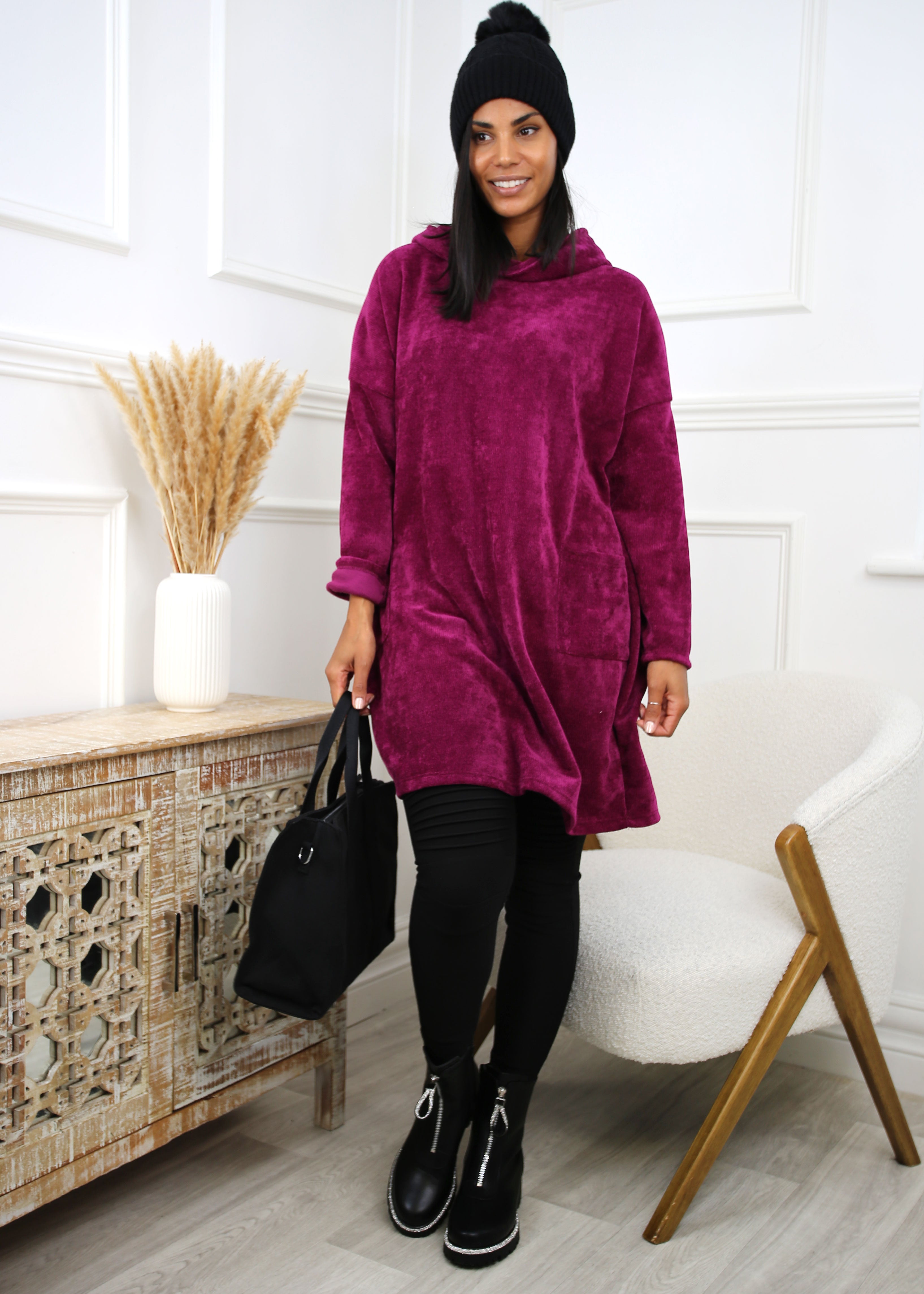 Mikela Purple Tunic Dress