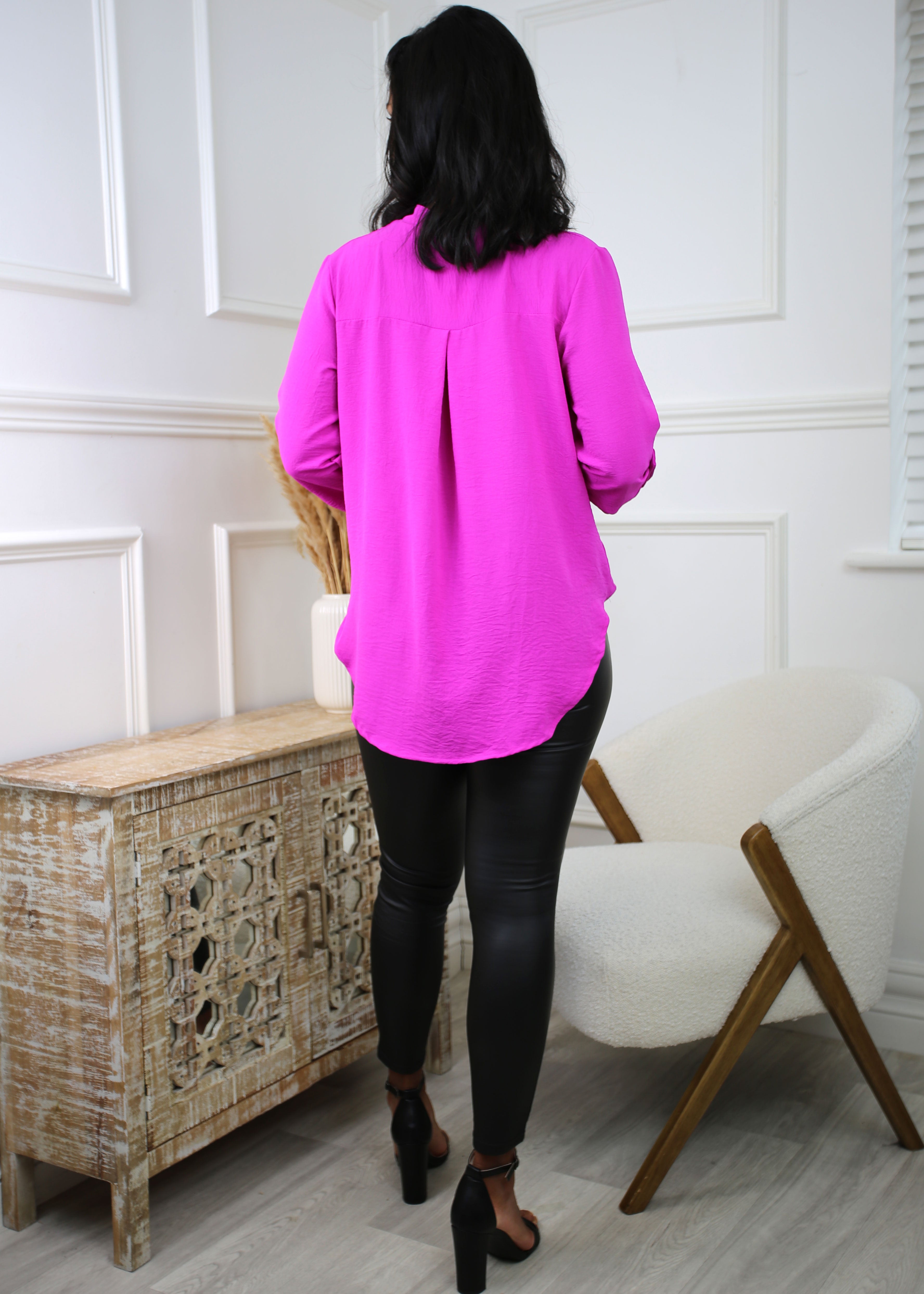 Darcy Violet Wrap Blouse