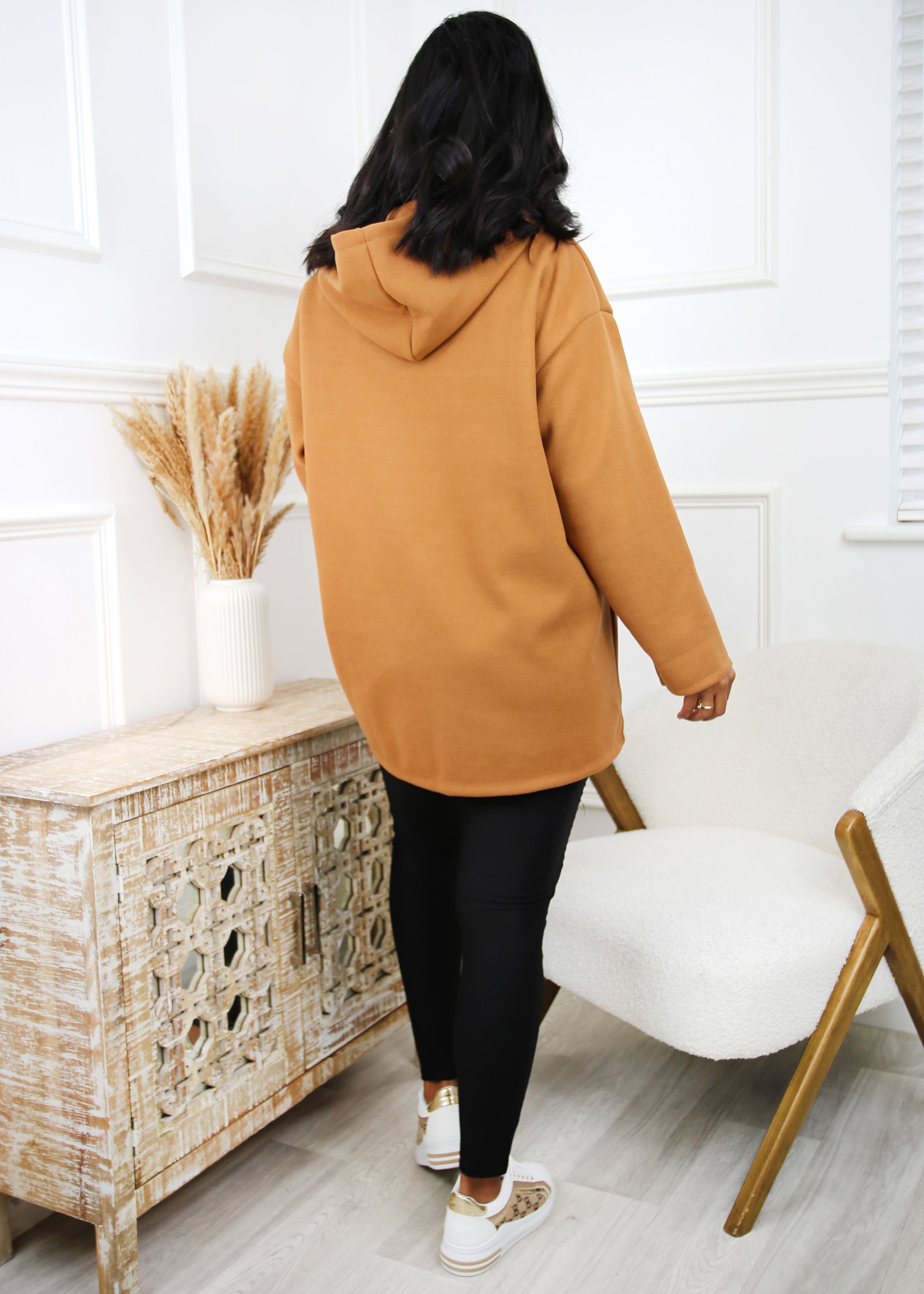 Mags Camel Hooded Zippy