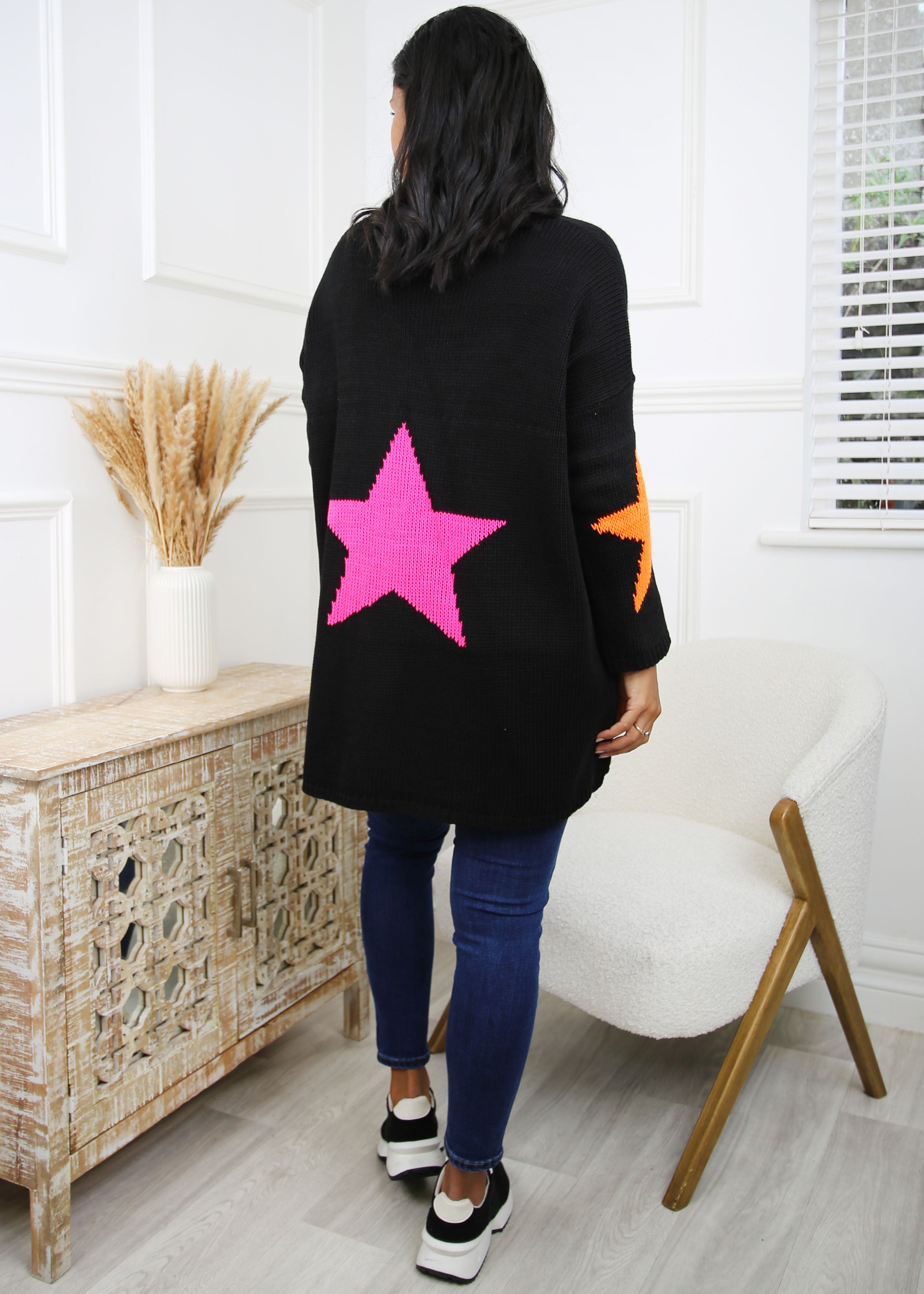 Suri Black Star Sweater