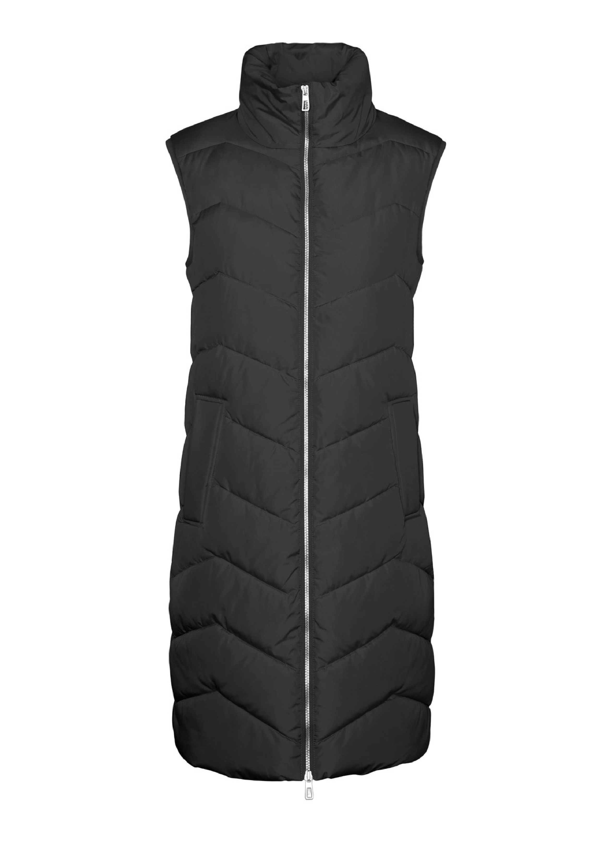 Liga Black Funnel Neck Gilet
