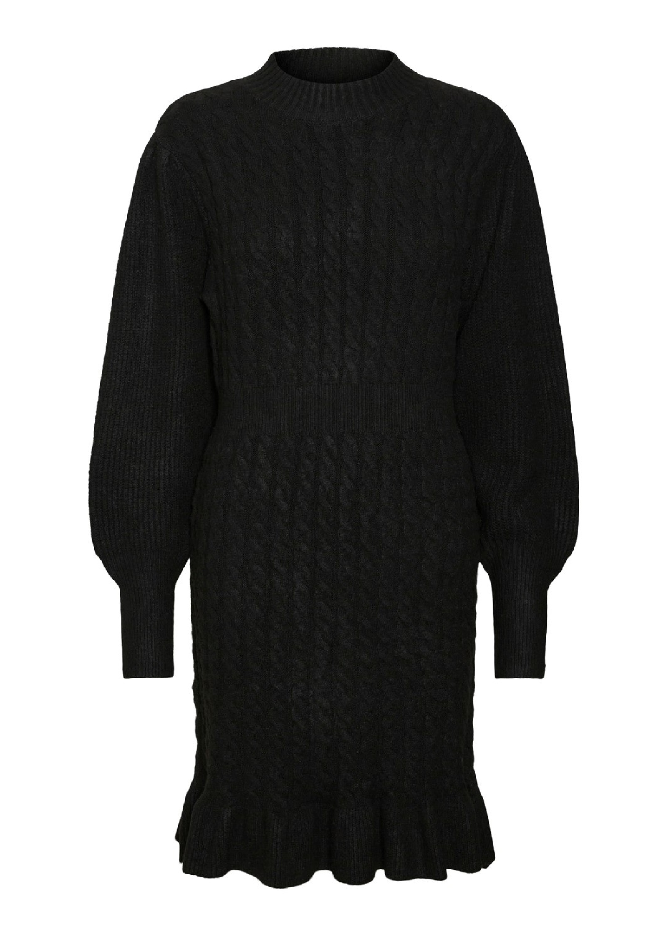 Vera Black Knitted Mini Dress
