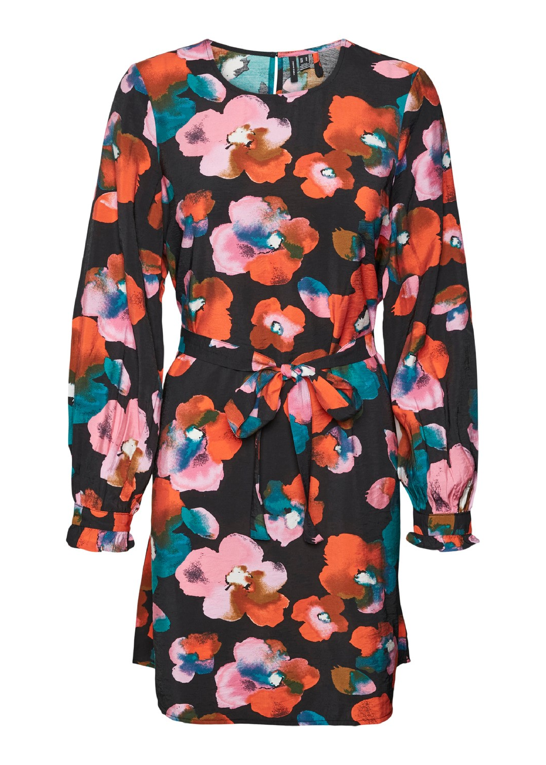 Josie Black Floral Mini Dress