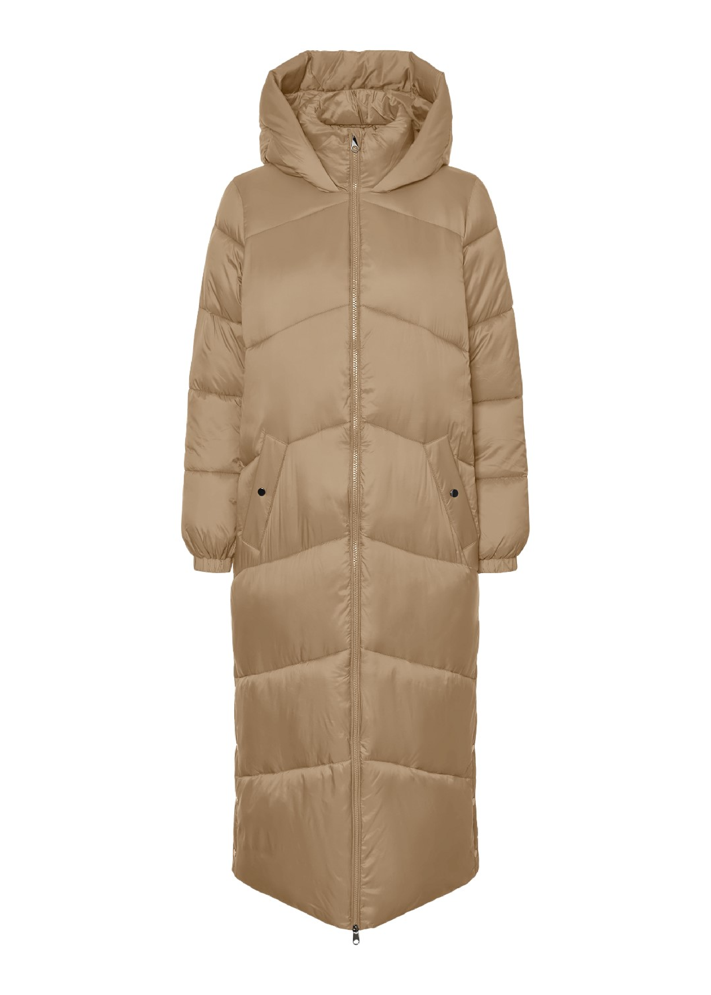 Uppsala Tiger Eye Long Puffer Coat