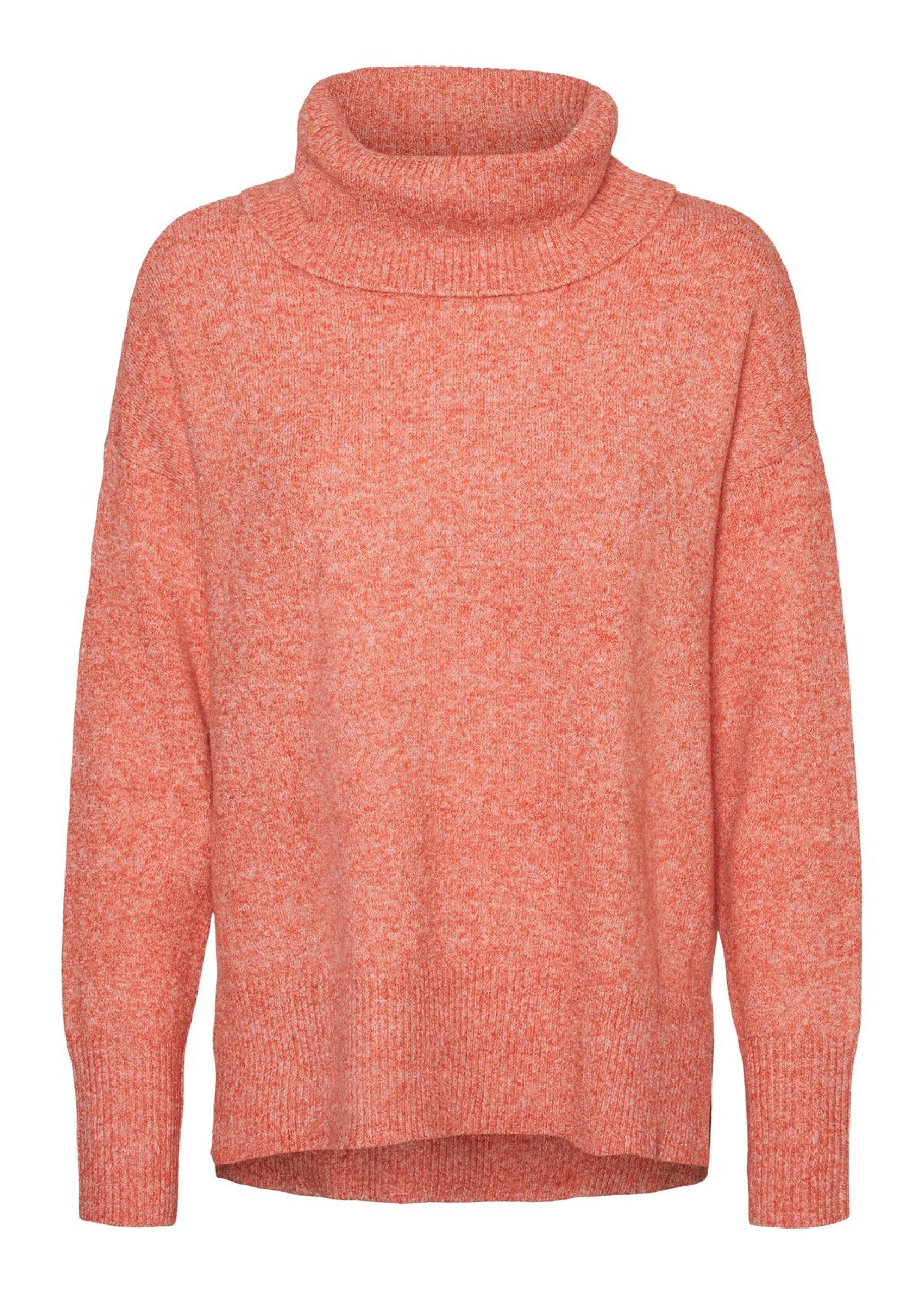 Doffy Tangerine Cowlneck Pullover