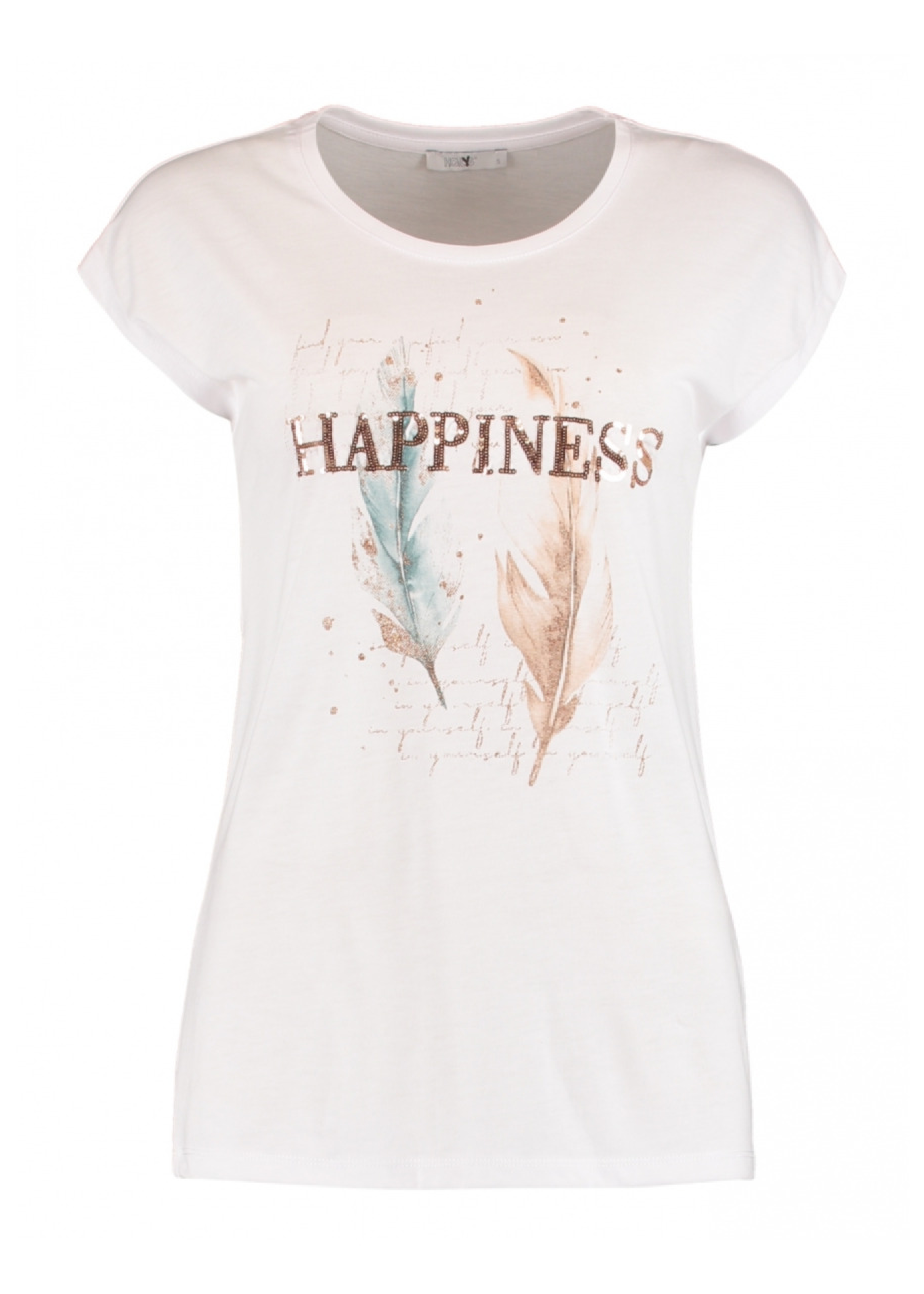 Kalia White Happiness T-Shirt