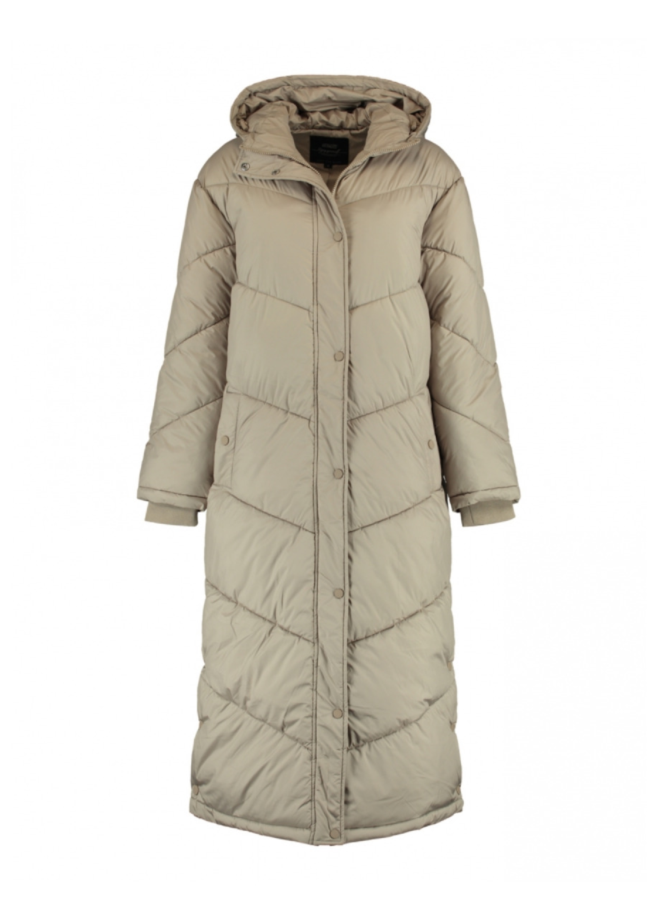 Leane Taupe Puffer Coat