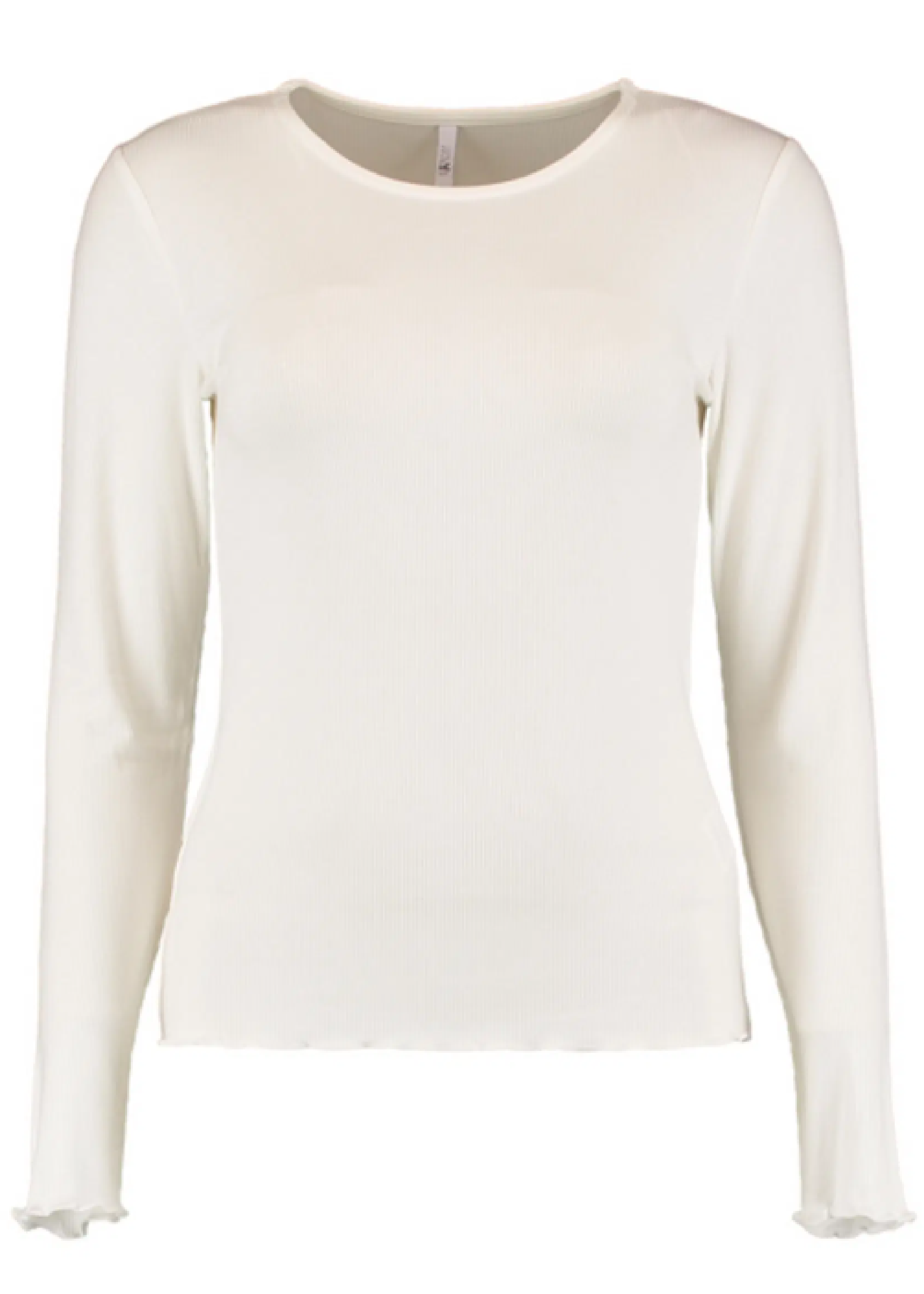 Lenia Offwhite Longsleeve Basic Top