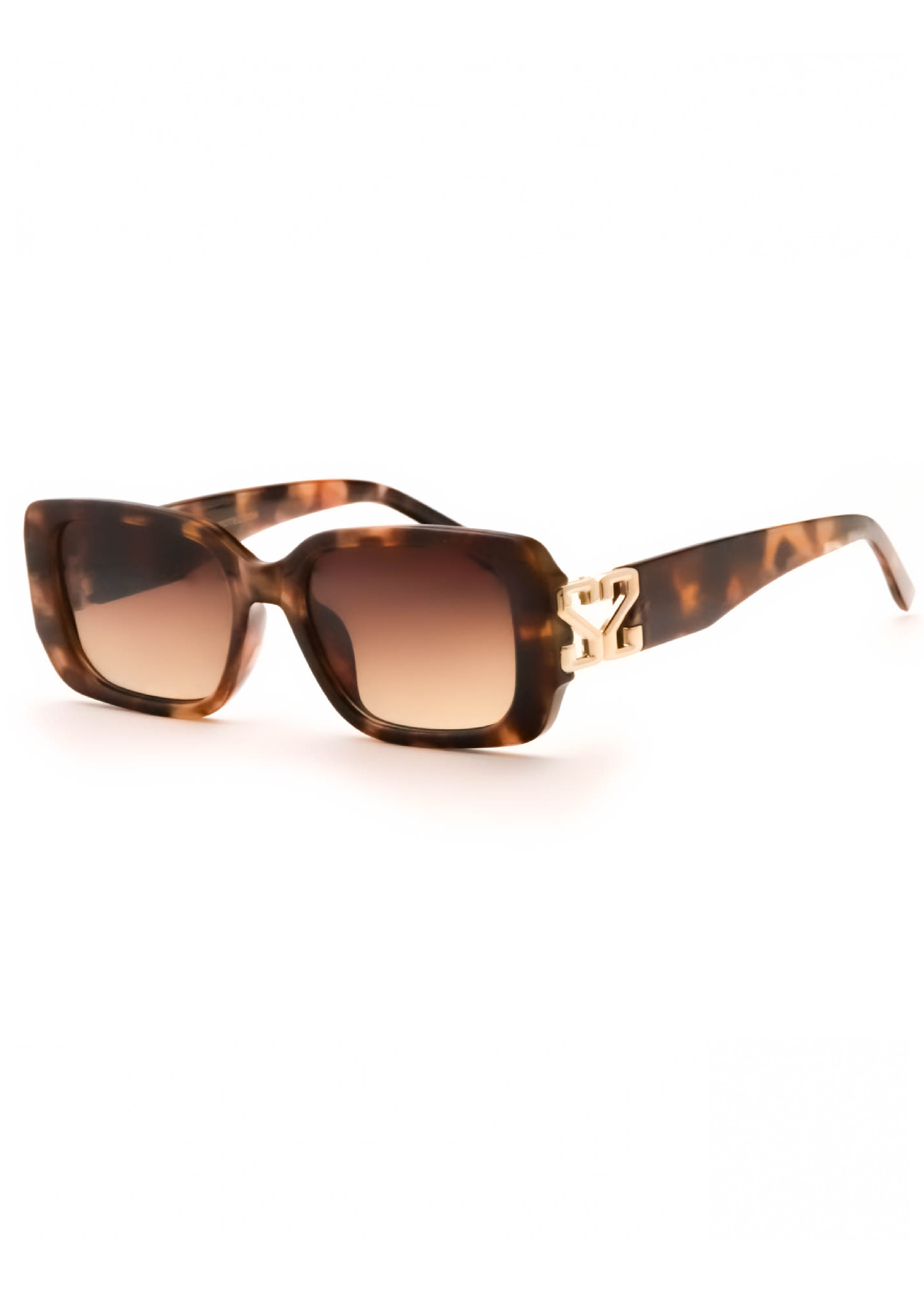 Freya Brown Monogram Sunglasses