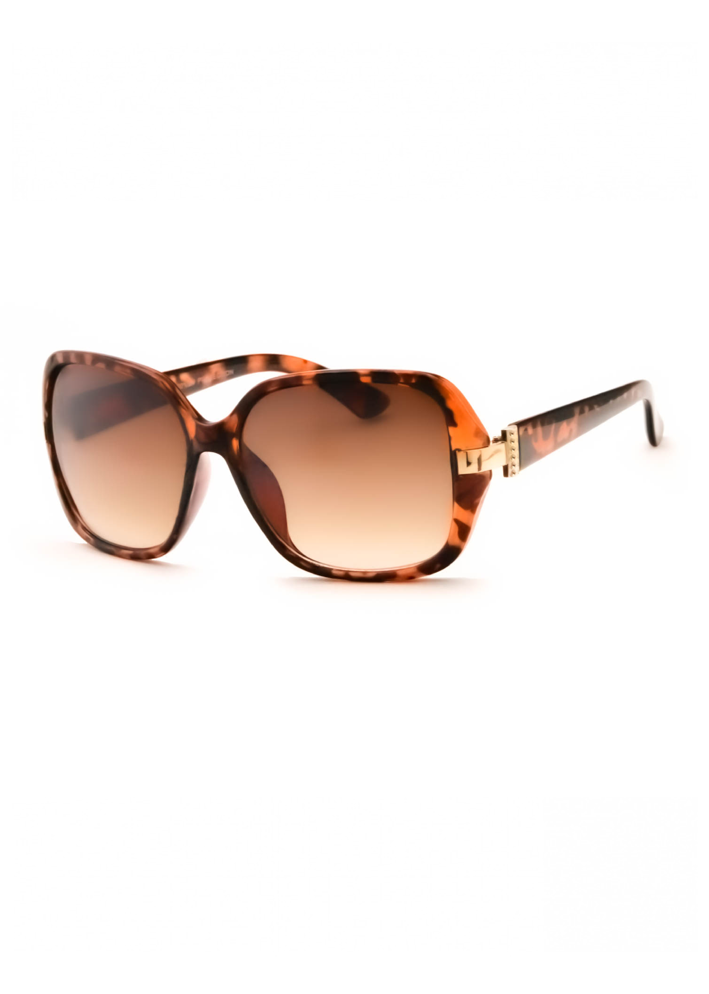 Ketty Brown Gold Side Detail Sunglasses