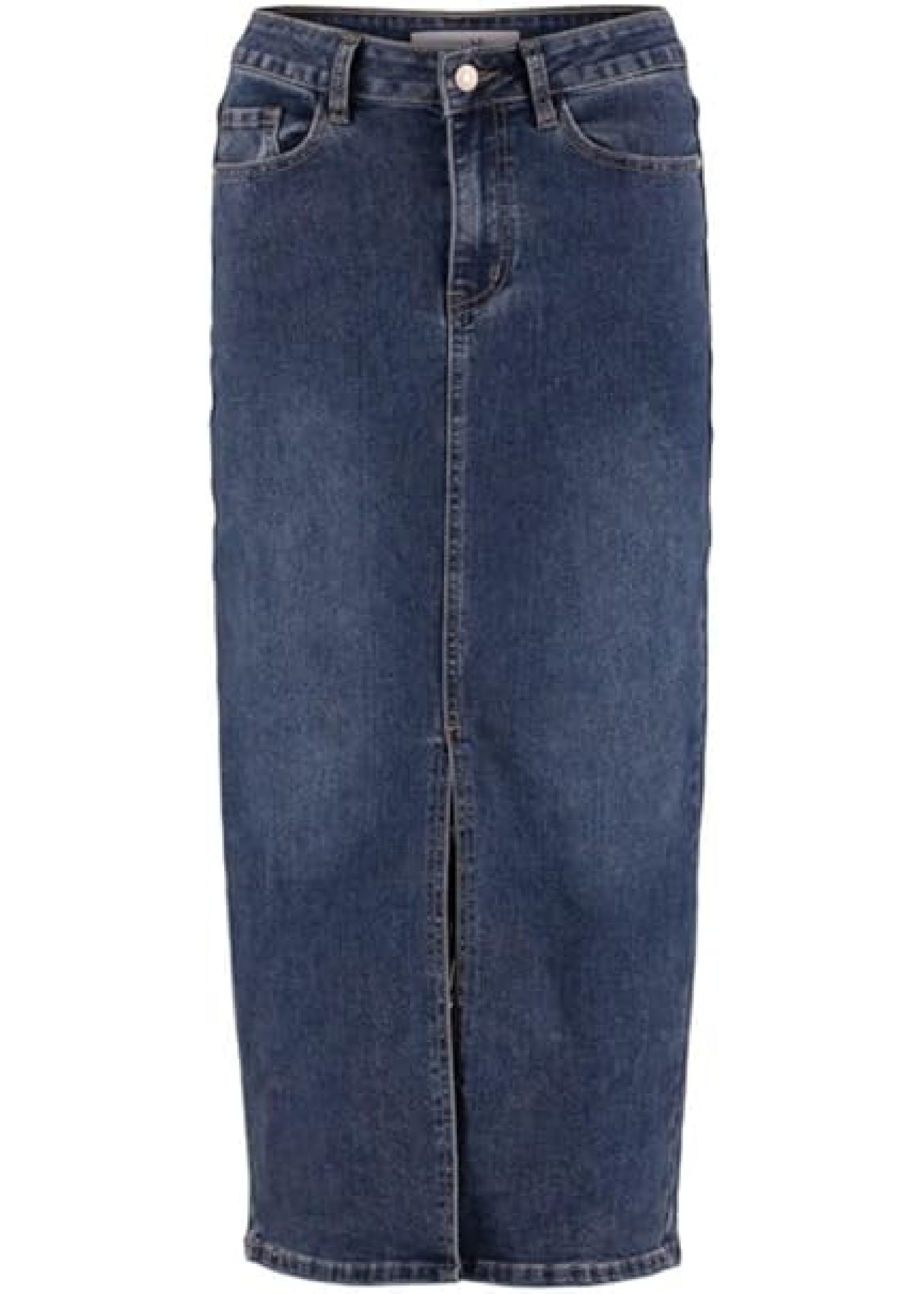 Della Blue Denim Midi Skirt