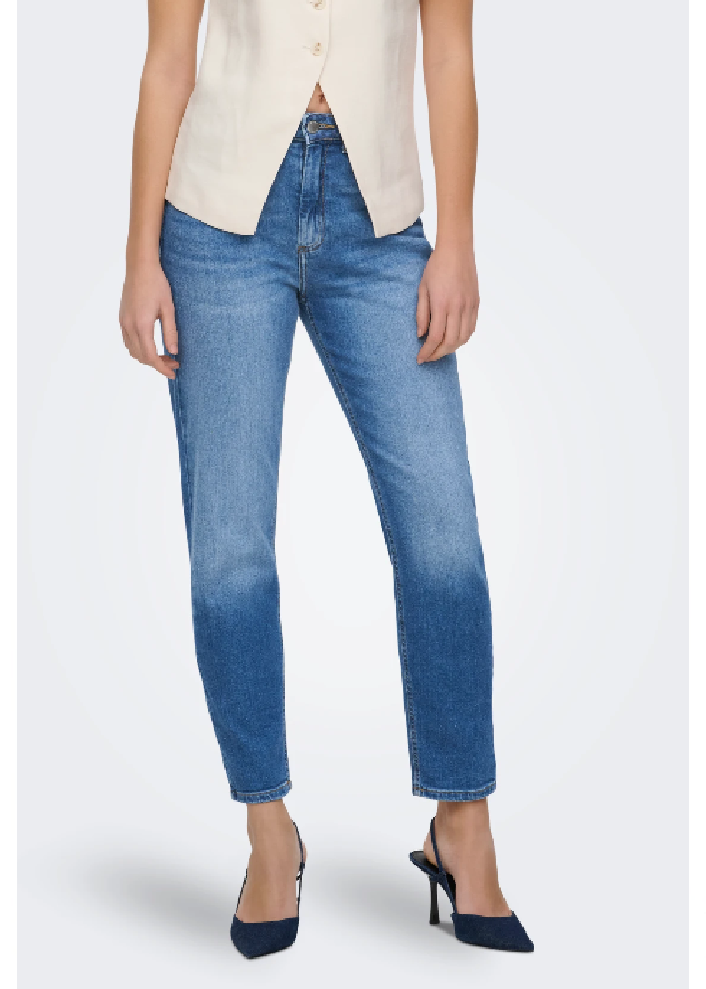 Veneda Blue Mom Fit Jeans