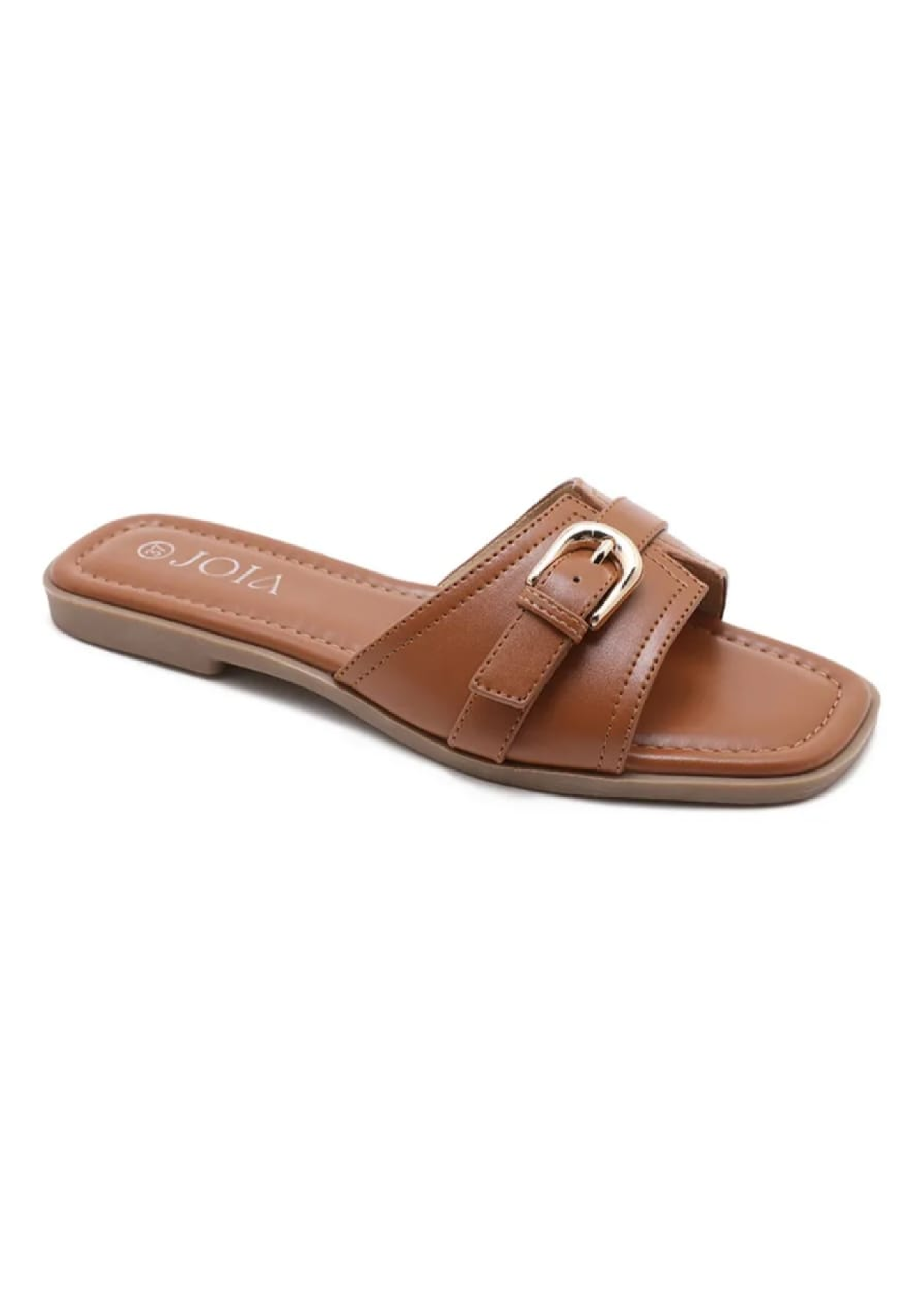 Charline Camel Buckled Sandals