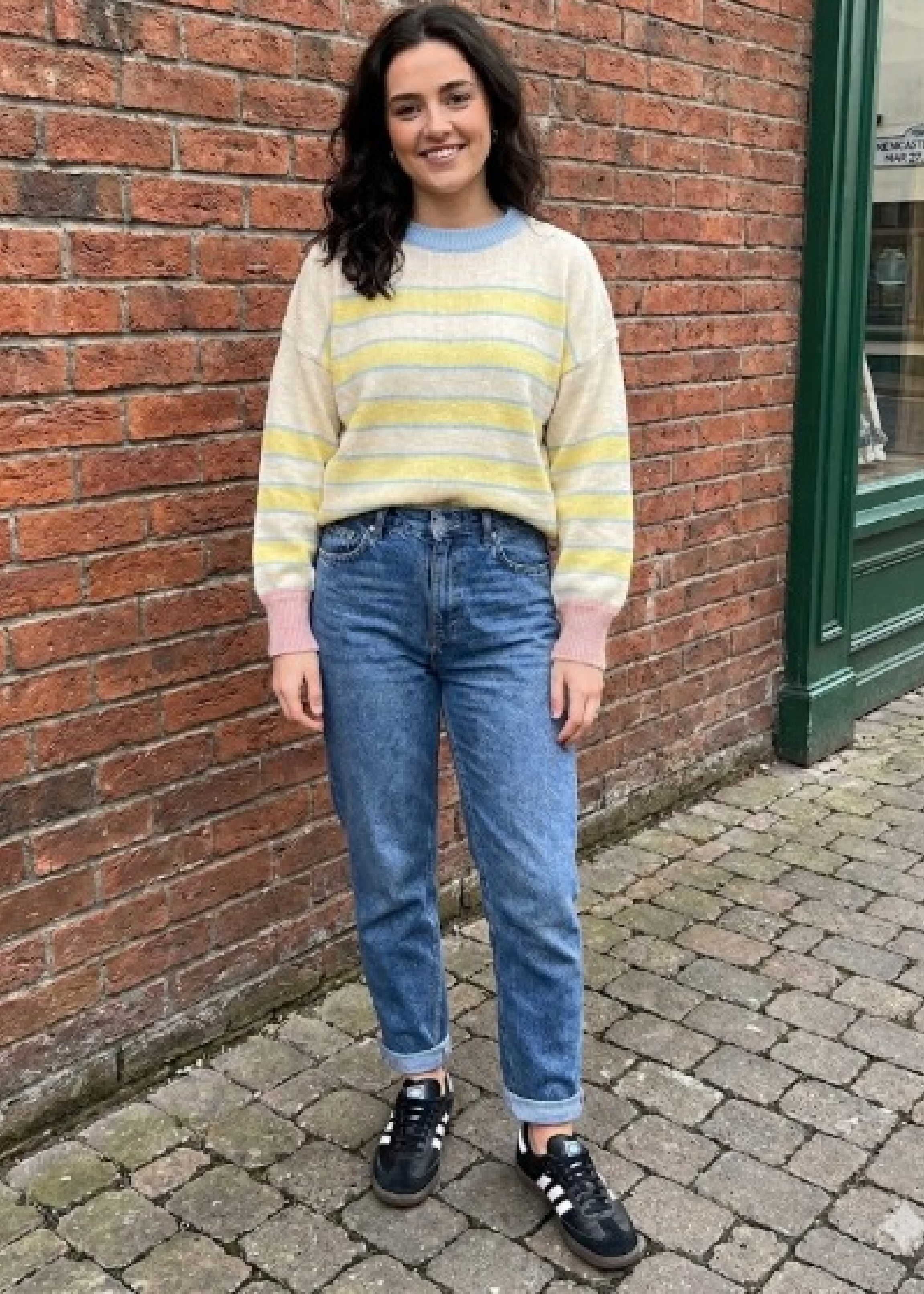 Penelope Yellow Stripe Jumper