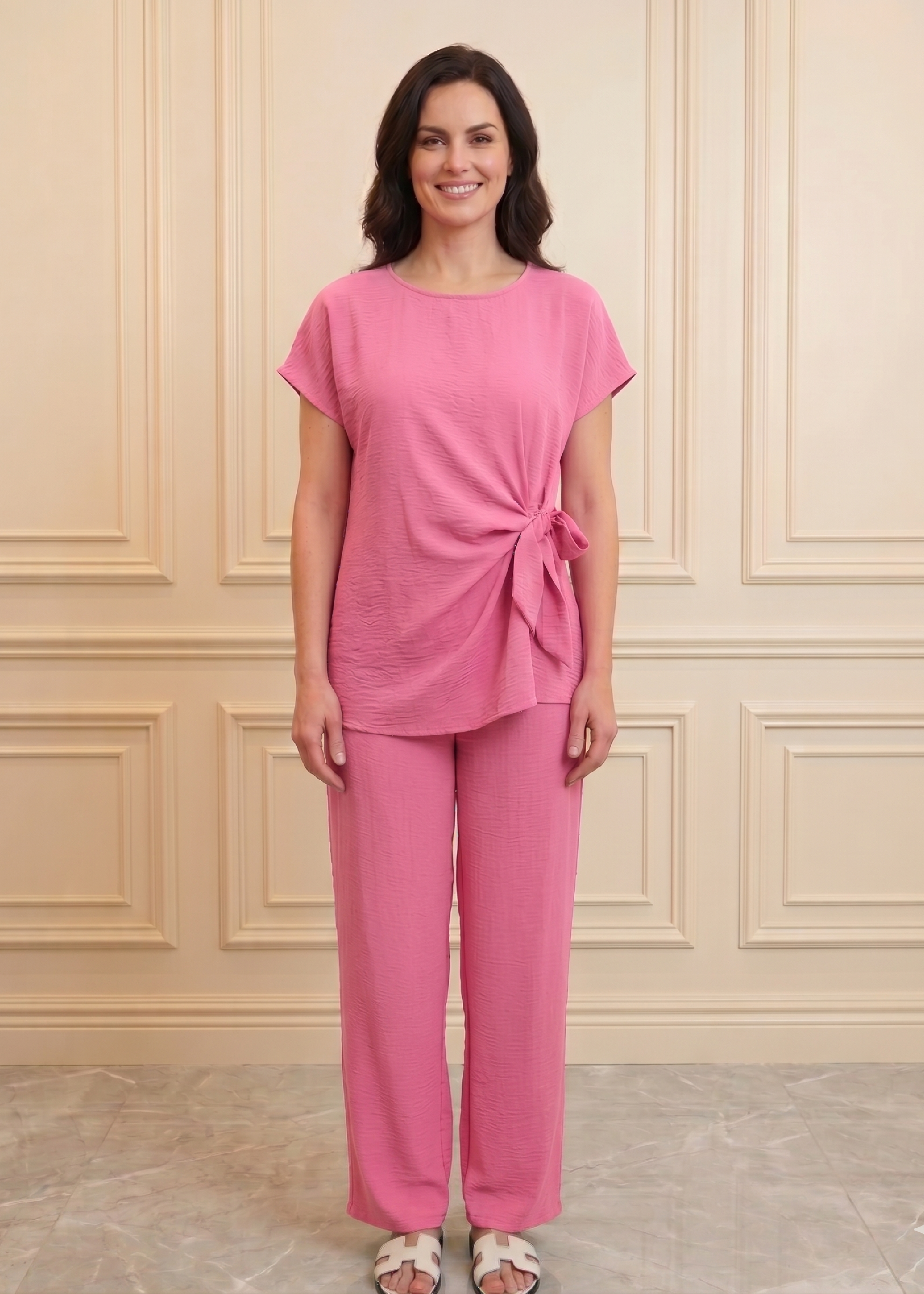 Attracta Pink Side Knot Set