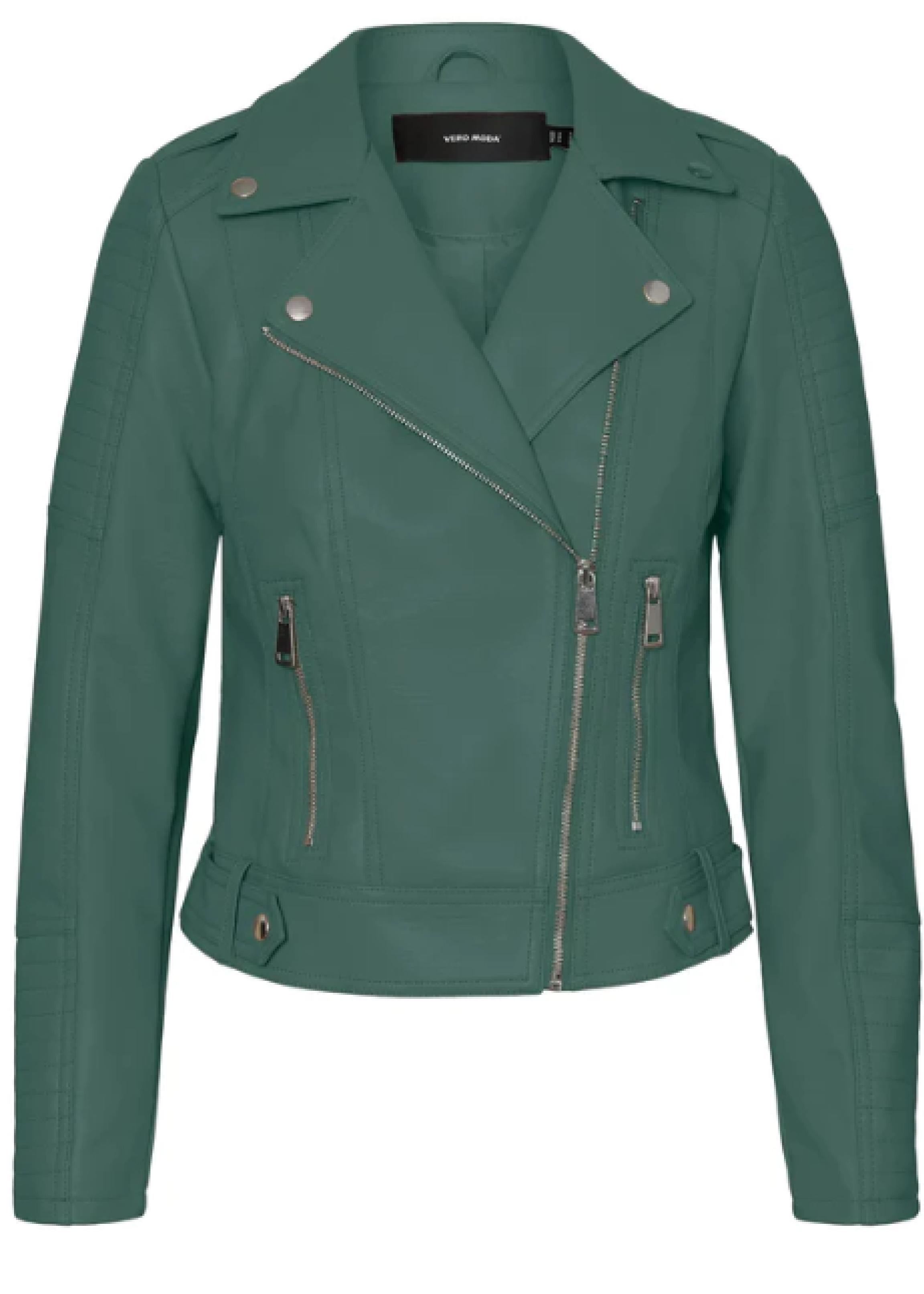 Kerriultra Dark Forest Coated Biker Jacket