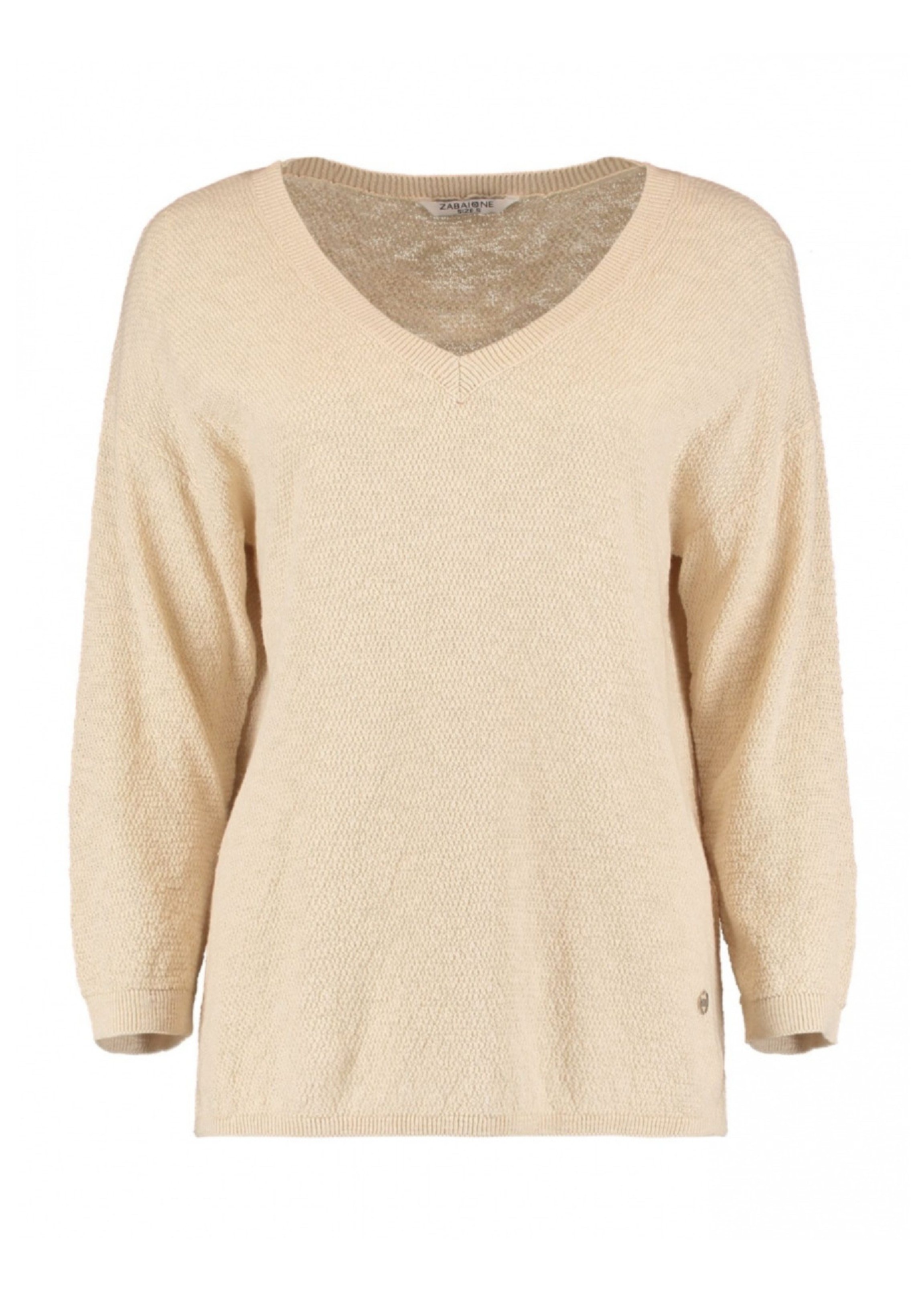 Yuka Cream Cotton Blend Pullover