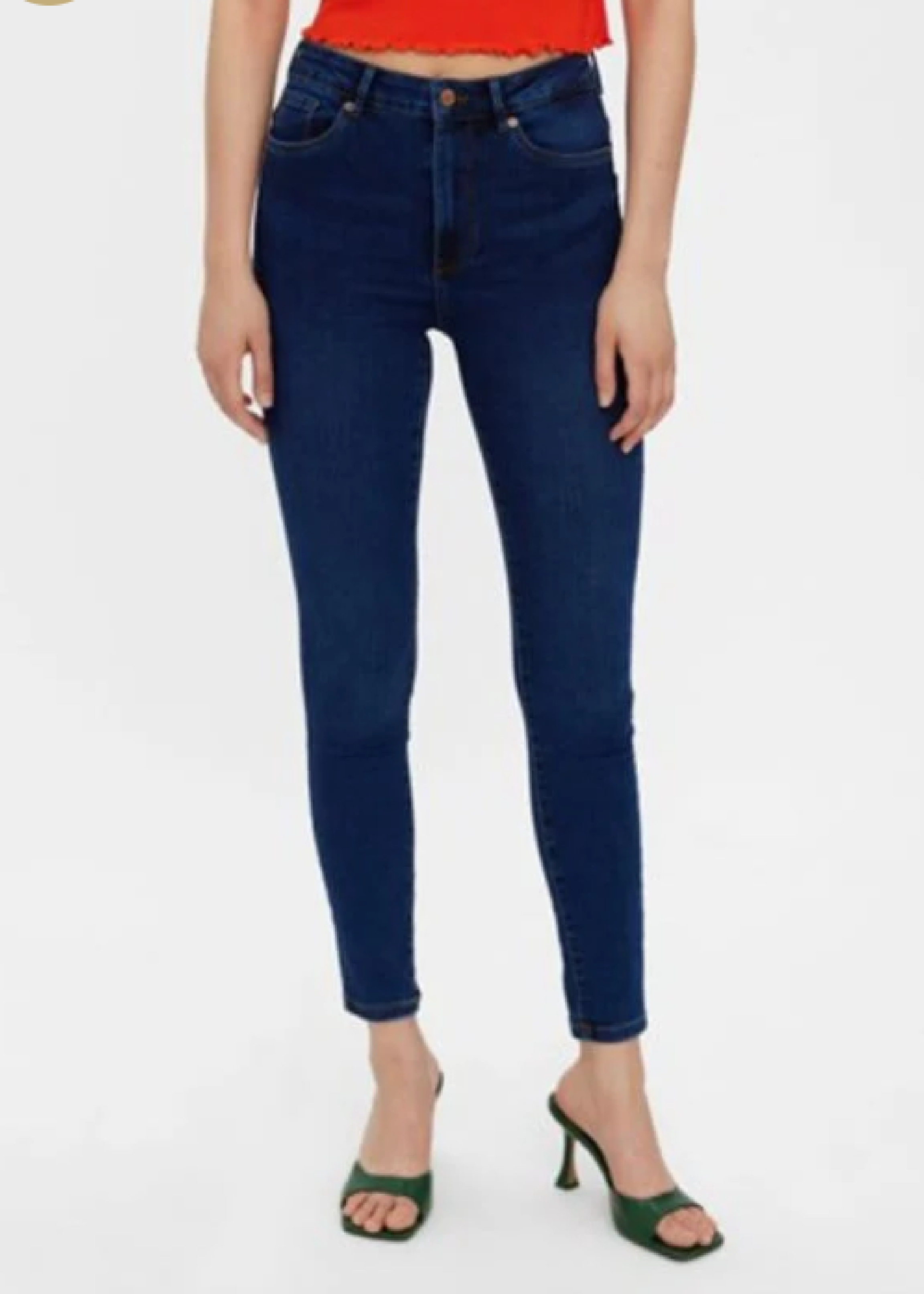 Sophia HIGH WASTED Dark Blue Skinny Jeans