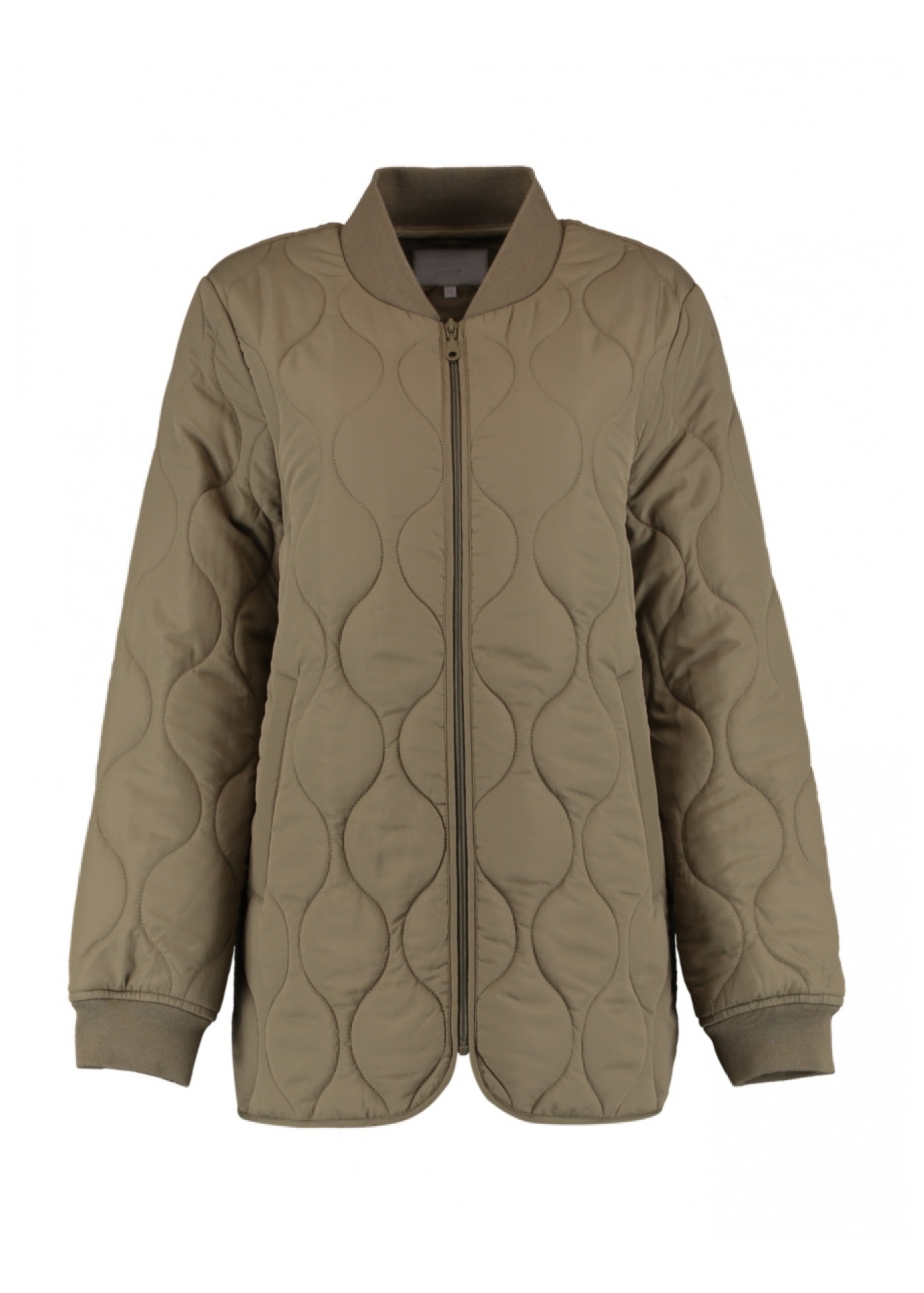 Raquel Khaki Puffer Jacket