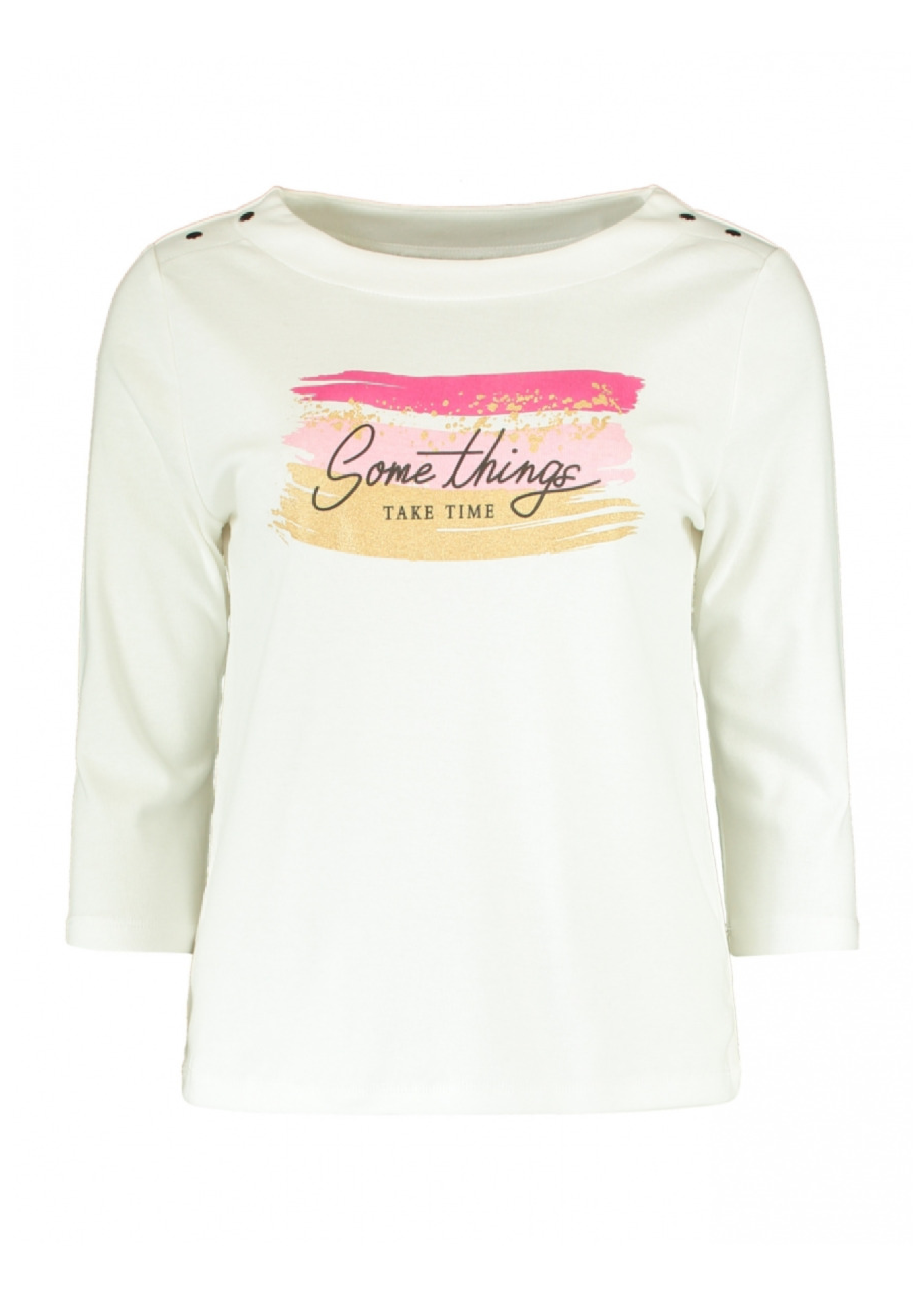 Annabeth White Stud Detail Top