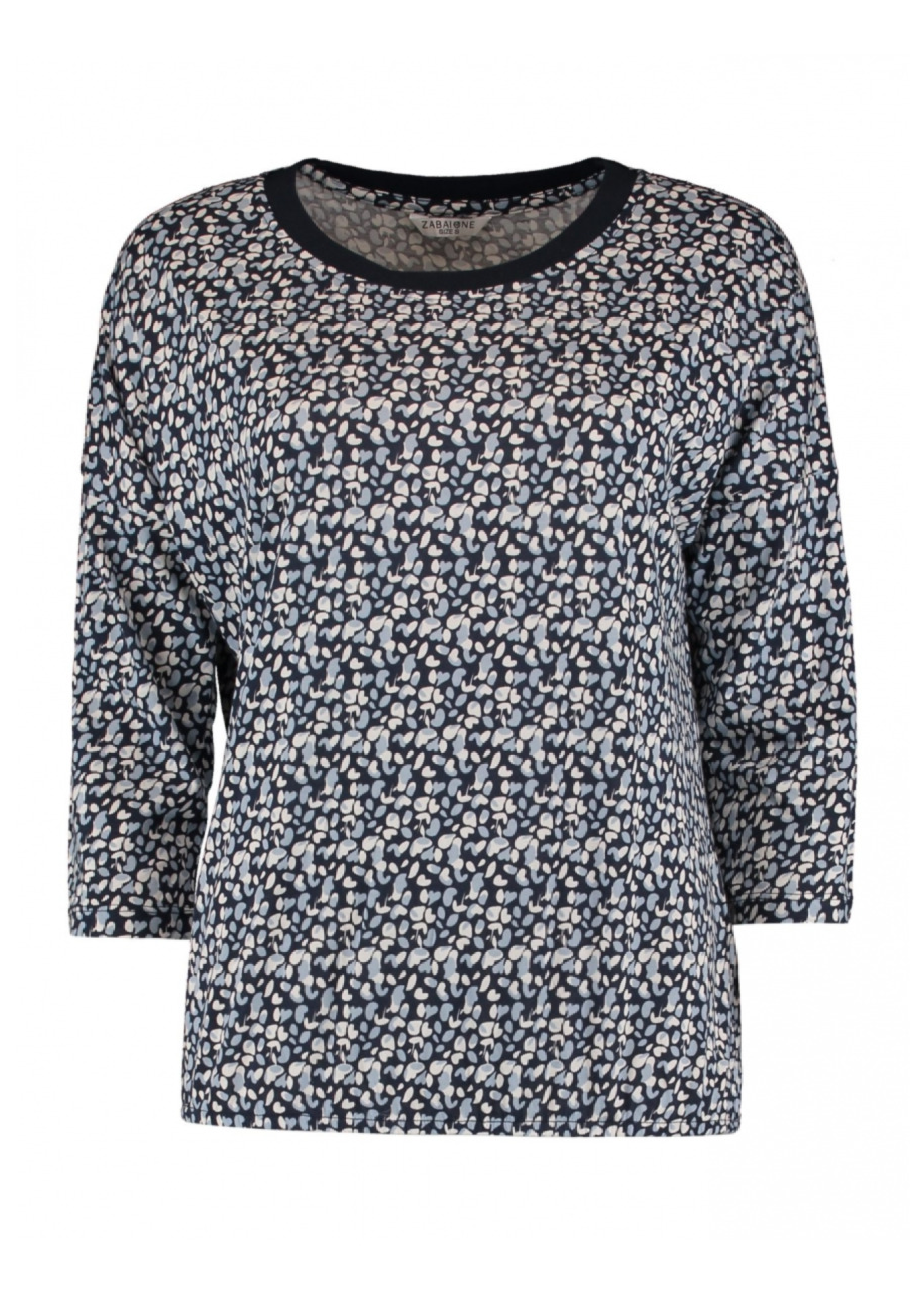 Marlowe Blue Pattern Top