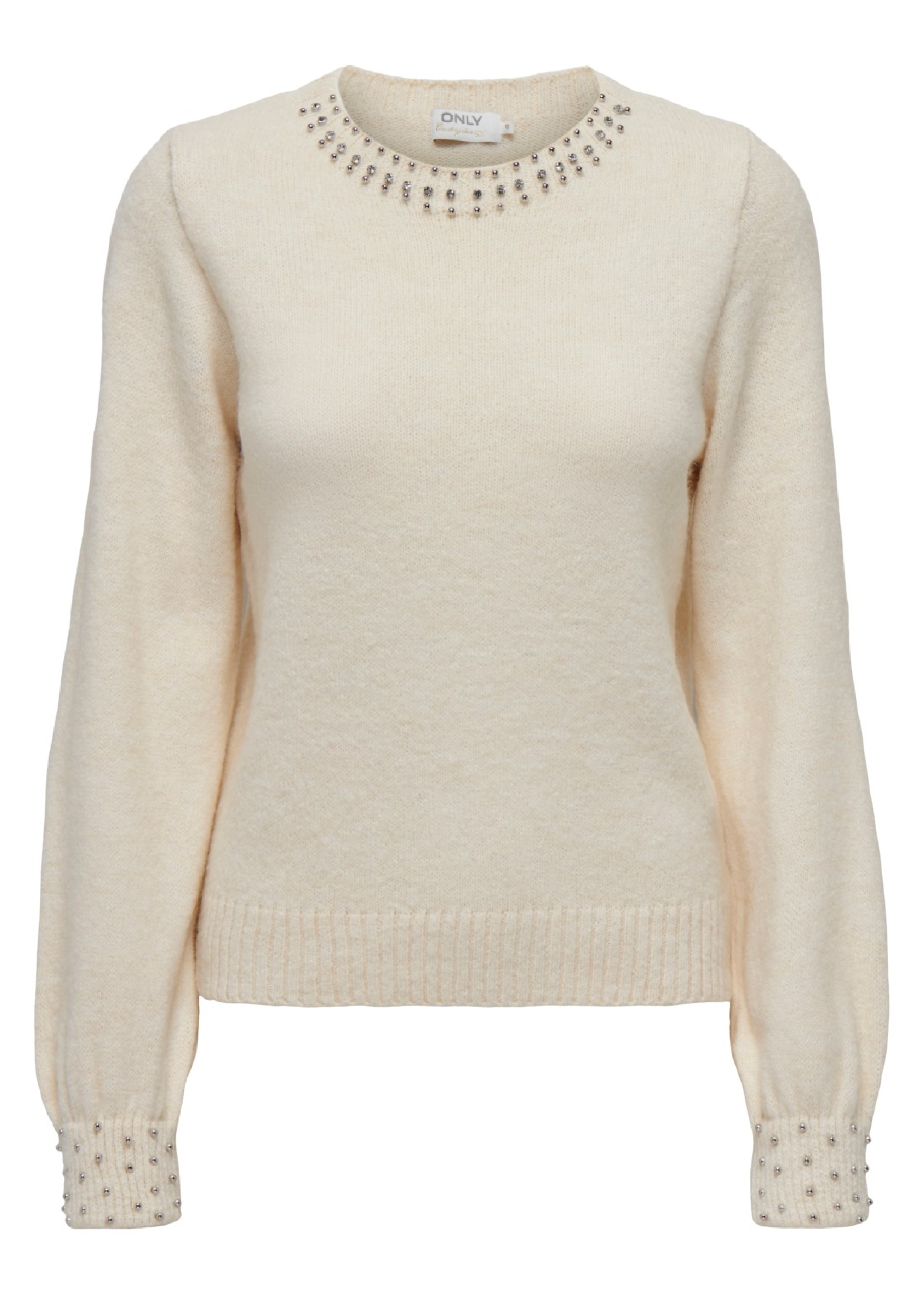 Alessia Pumice Stone Embellished Pullover