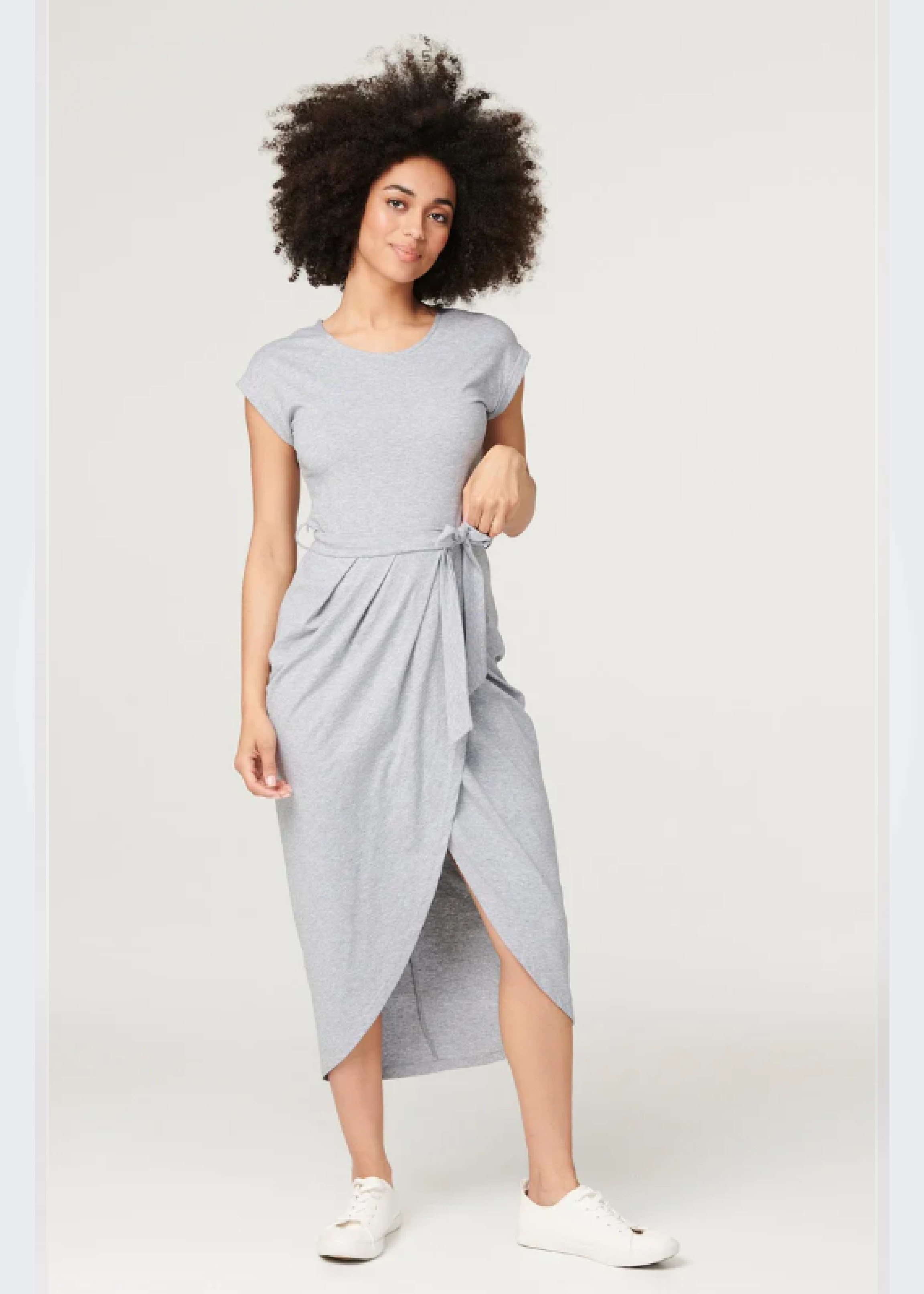 Blair Grey Jersey Tulip Dress