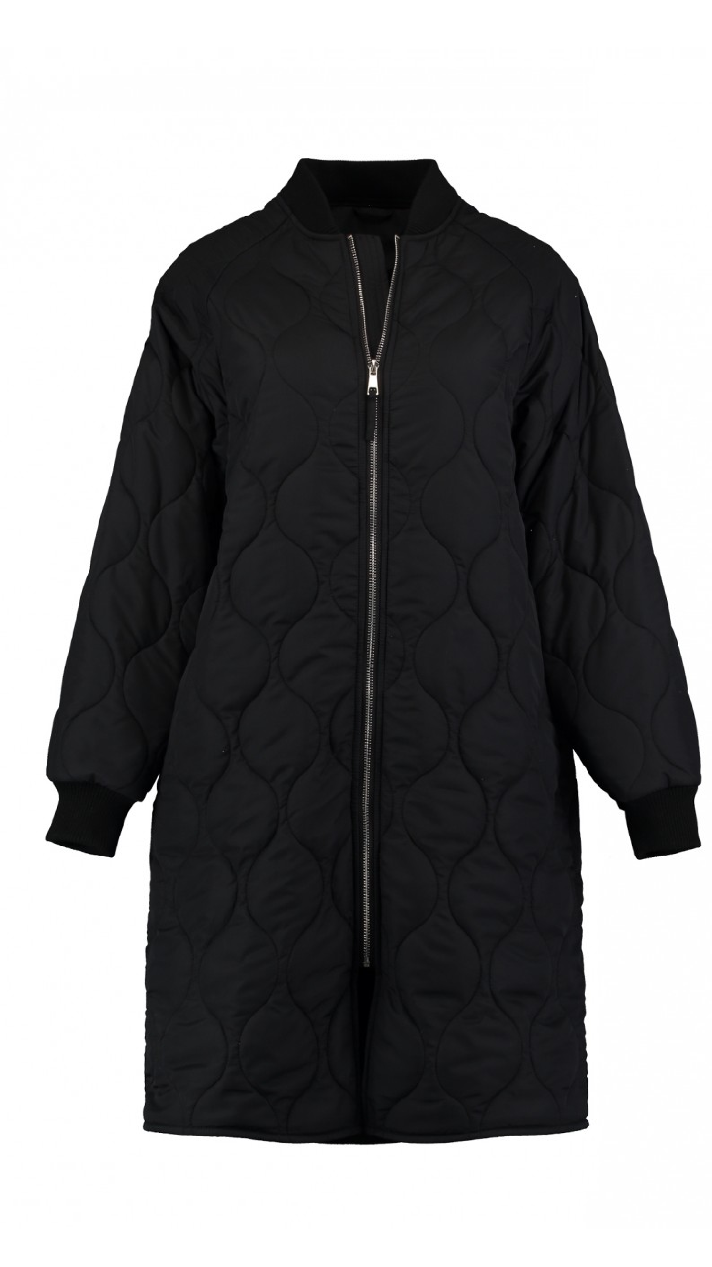 Milla Black Bomber Coat