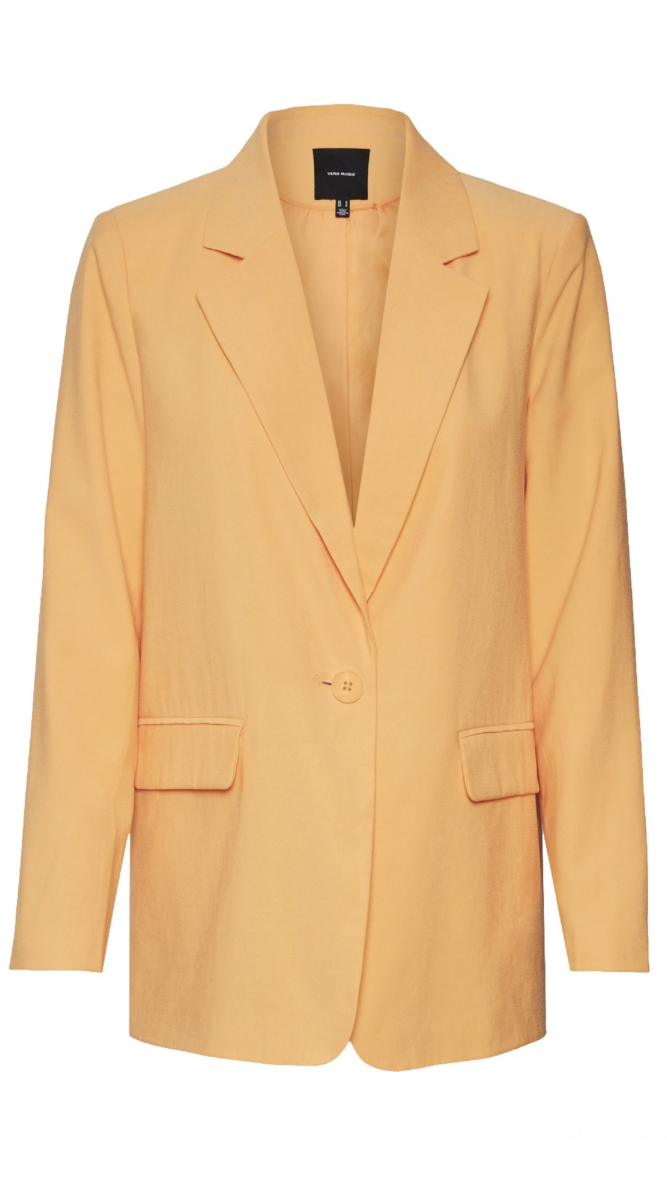 Carmen Mock Orange Single Breasted Blazer