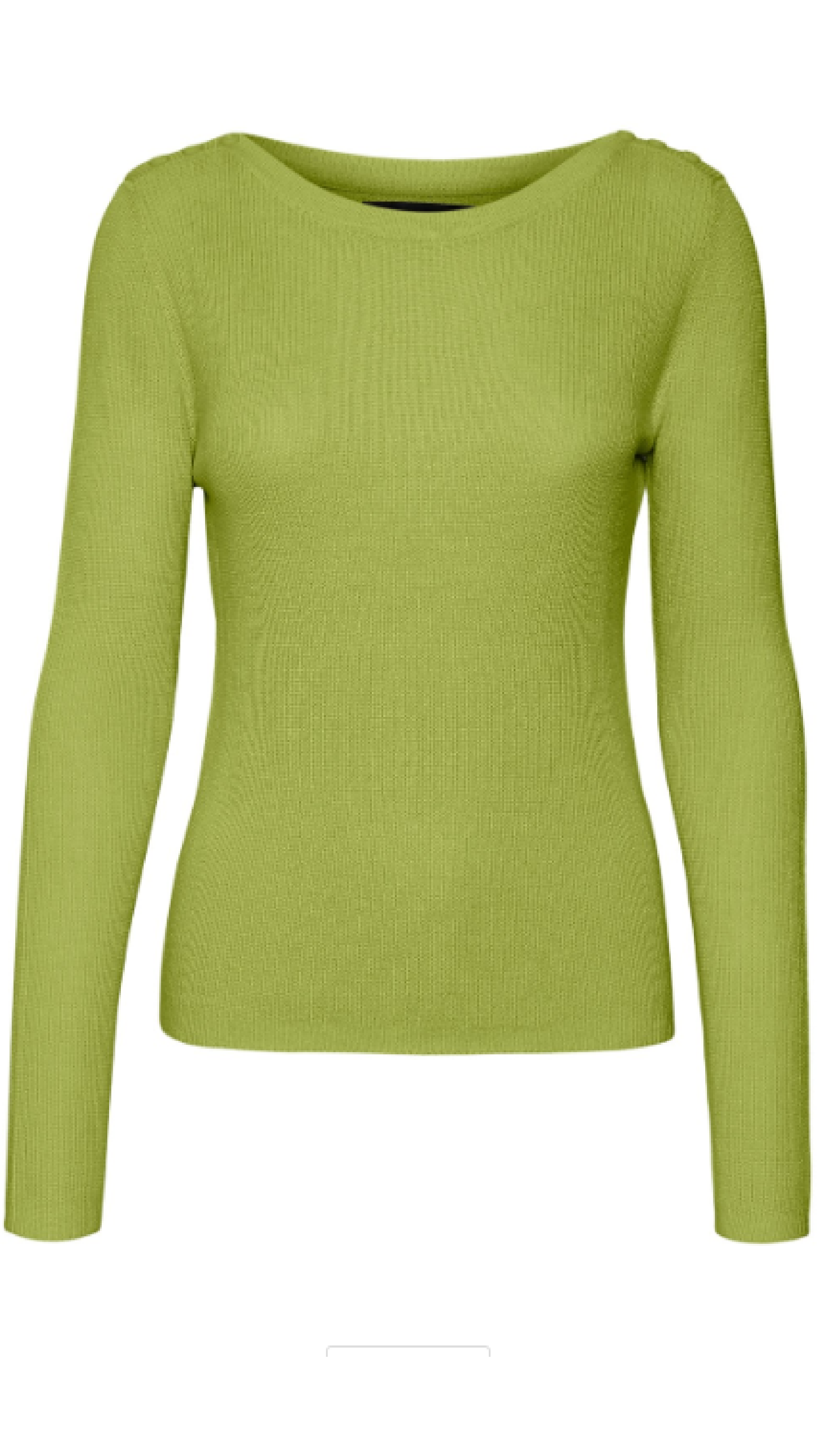 Newlexsun Dark Citron Boat Neck Pullover