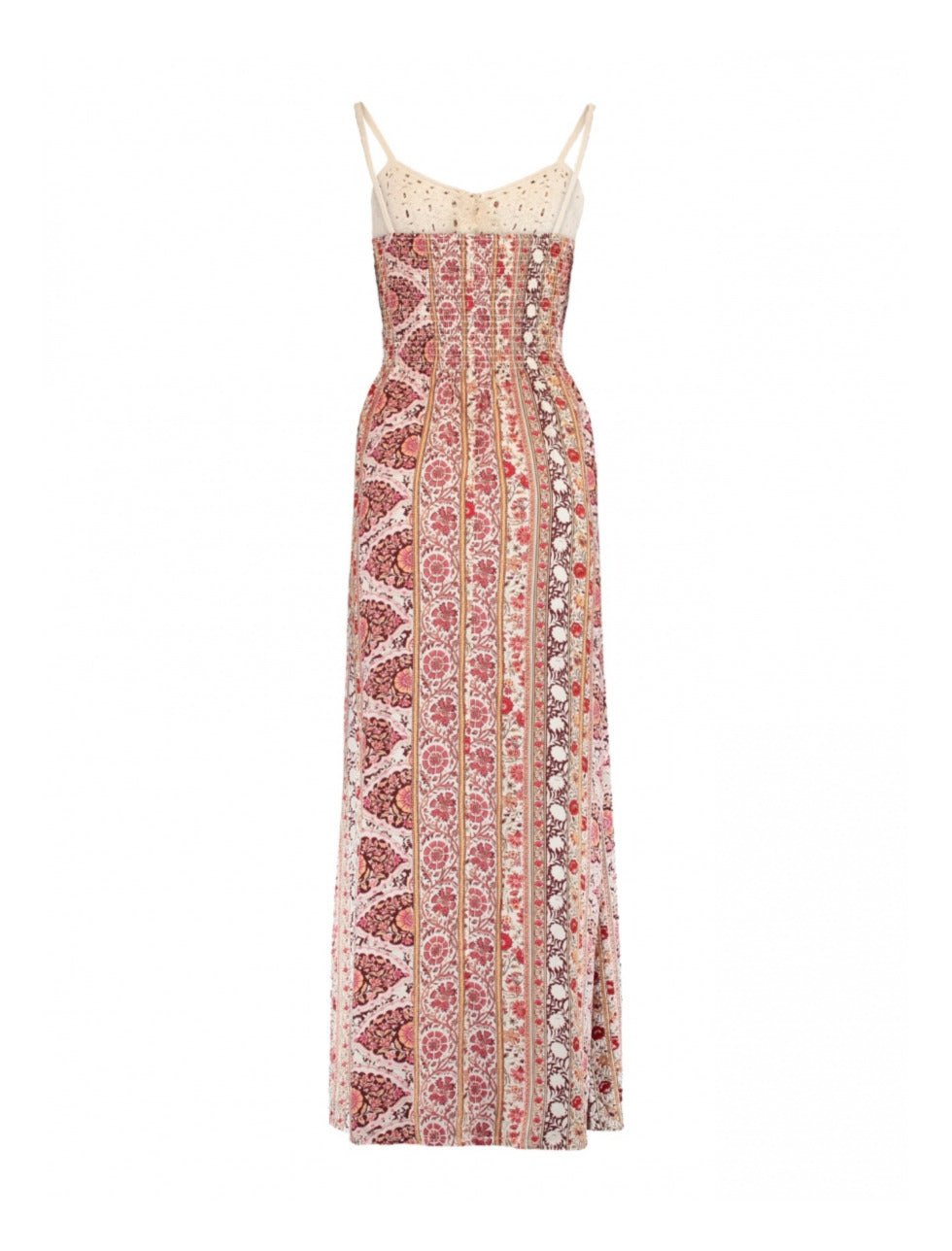 Kaja Beige Crochet Detail Dress