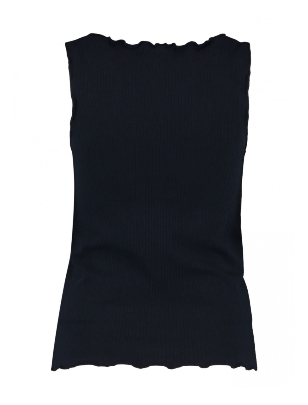 Ines Navy Ribbed Top