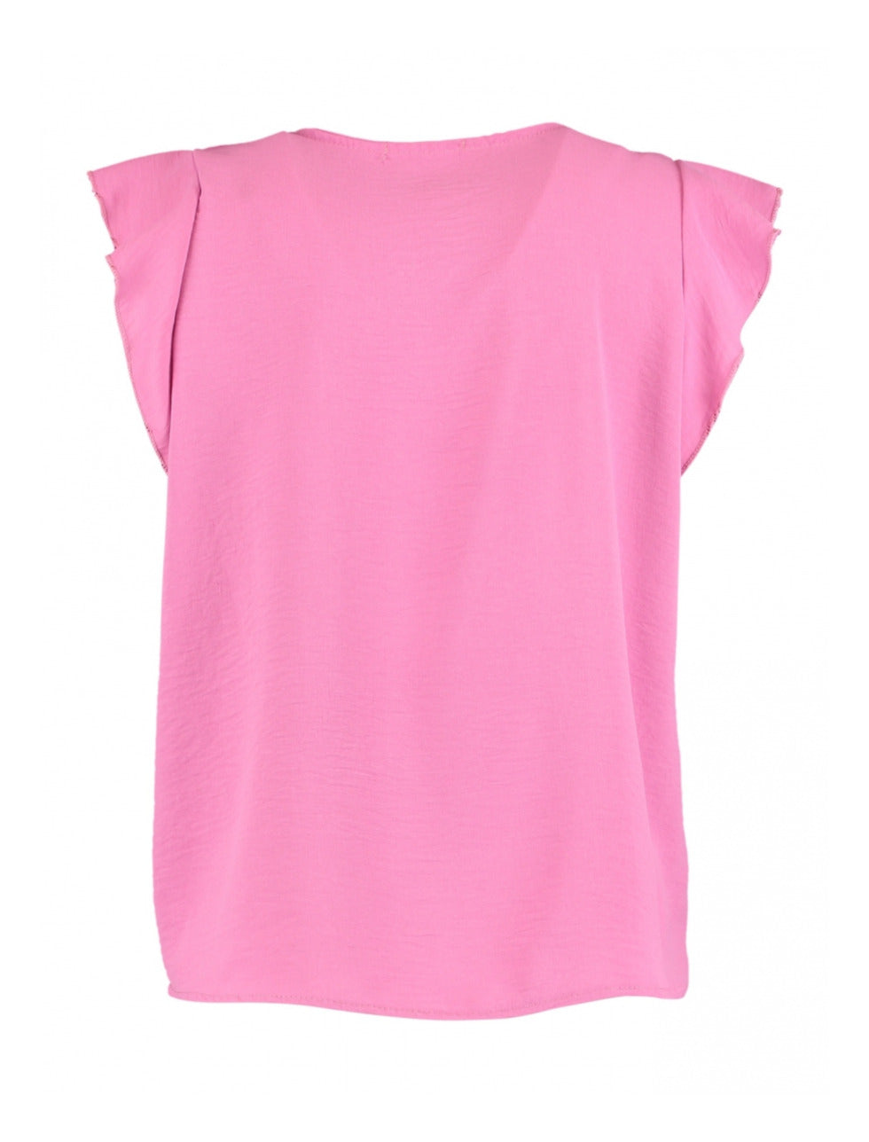Susi Flamingo Pink Front Pleat T-Shirt