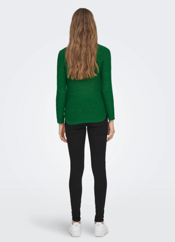 Geena Abundant Green Textured Pullover