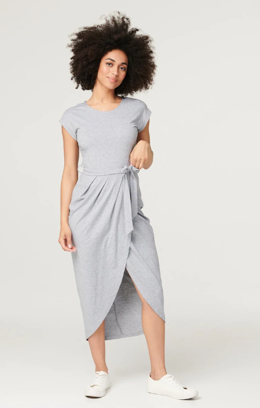 Blair Grey Jersey Tulip Dress