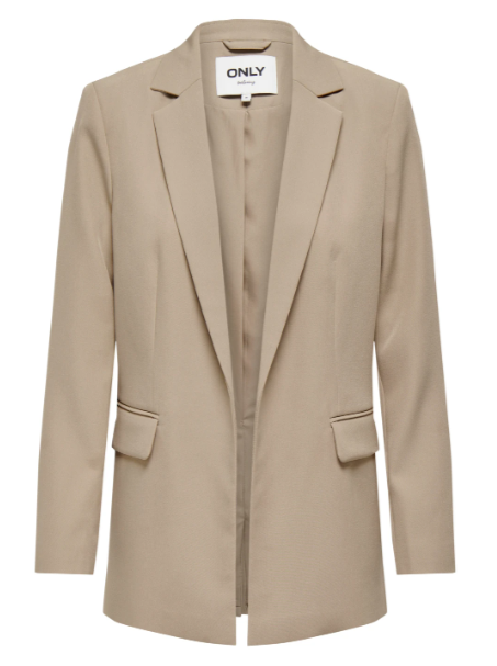 Elly Silver Mink Loose Fit Blazer