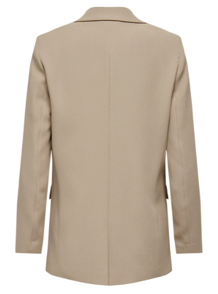 Elly Silver Mink Loose Fit Blazer