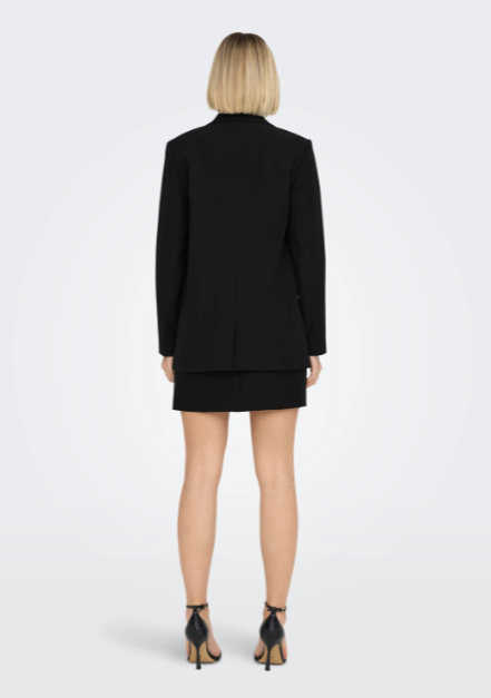 Elly Black Loose Fit Blazer