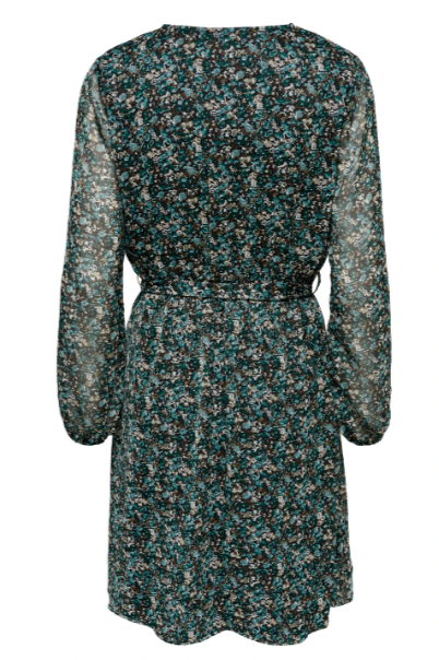Cera Balsam Green Ditsy Mini Dress