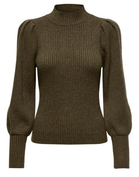 Katia Chestnut Brown High Neck Pullover