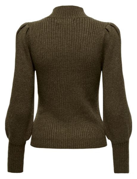 Katia Chestnut Brown High Neck Pullover