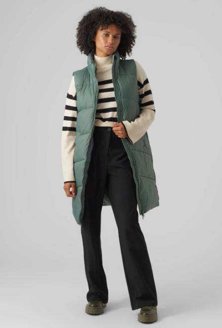 Uppsala Dark Green Padded Gilet