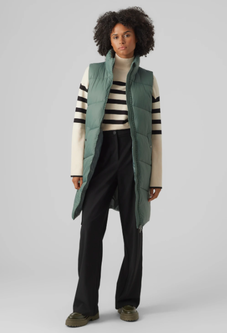 Uppsala Dark Green Padded Gilet