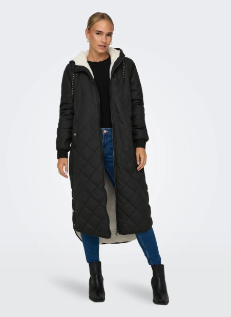 New Sandy Black Quilt Coat