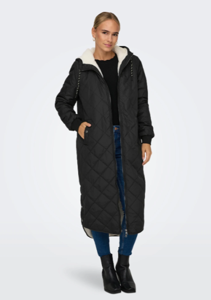 New Sandy Black Quilt Coat